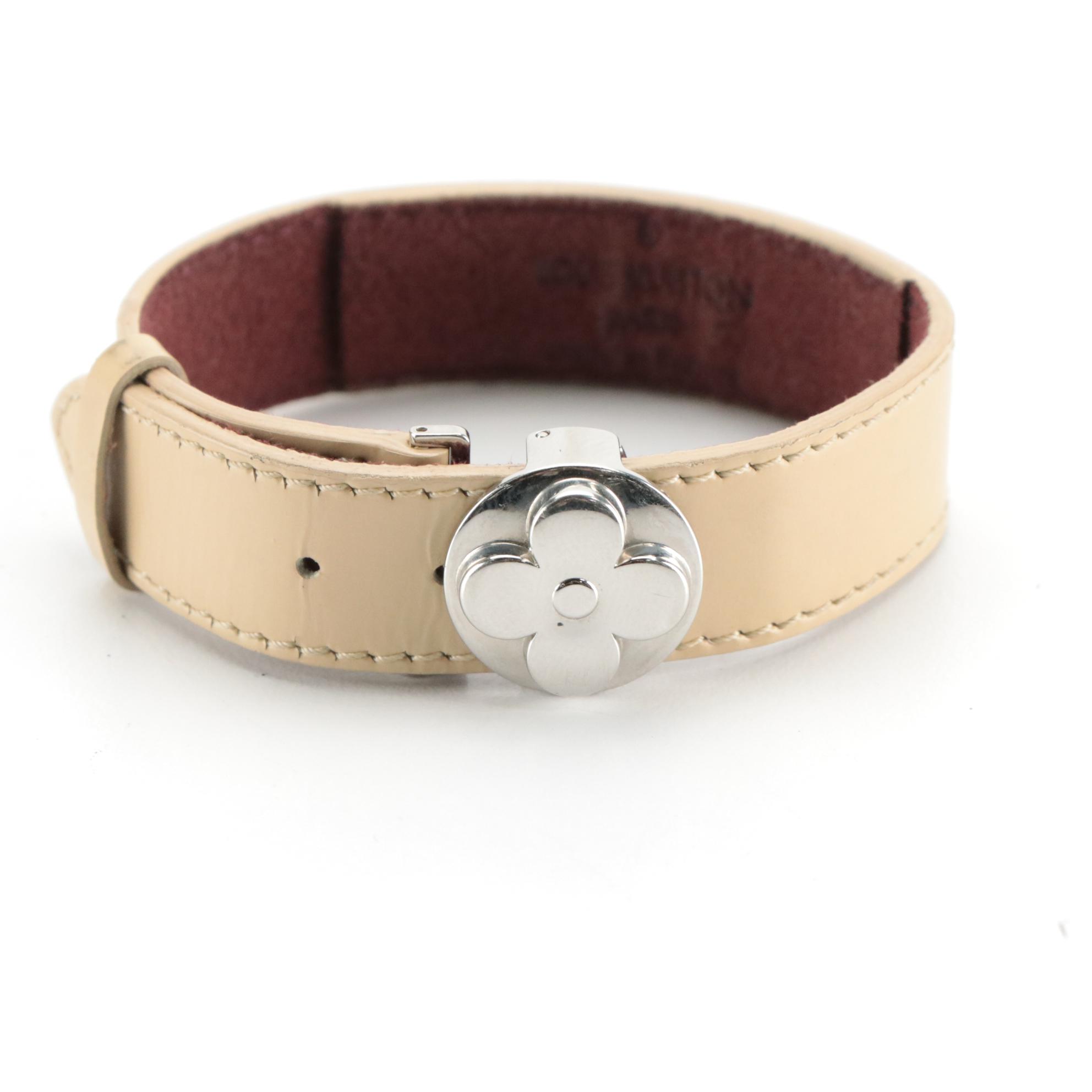 Louis Vuitton Good Luck Bracelet in Neutral Leather