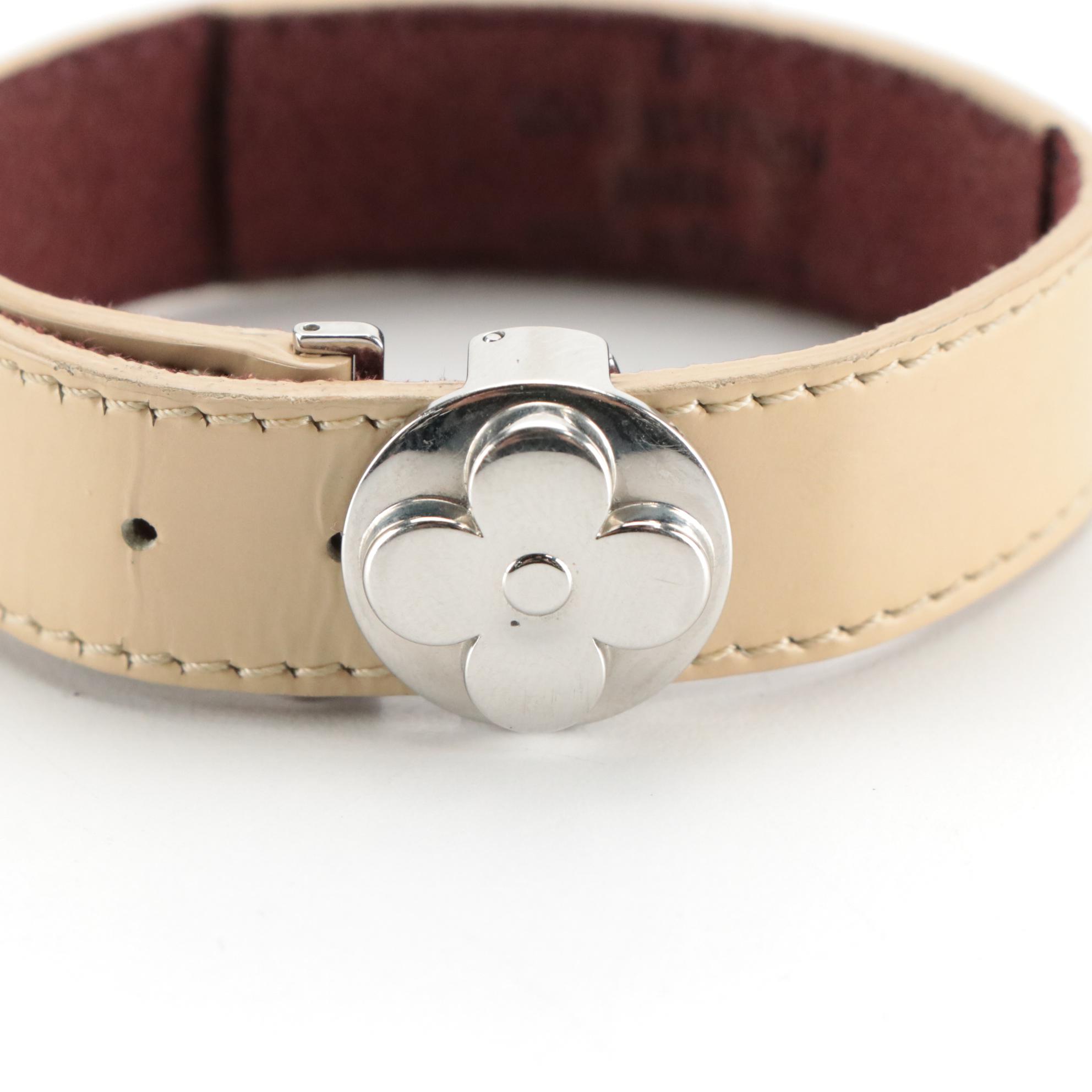 Louis Vuitton Good Luck Bracelet in Neutral Leather