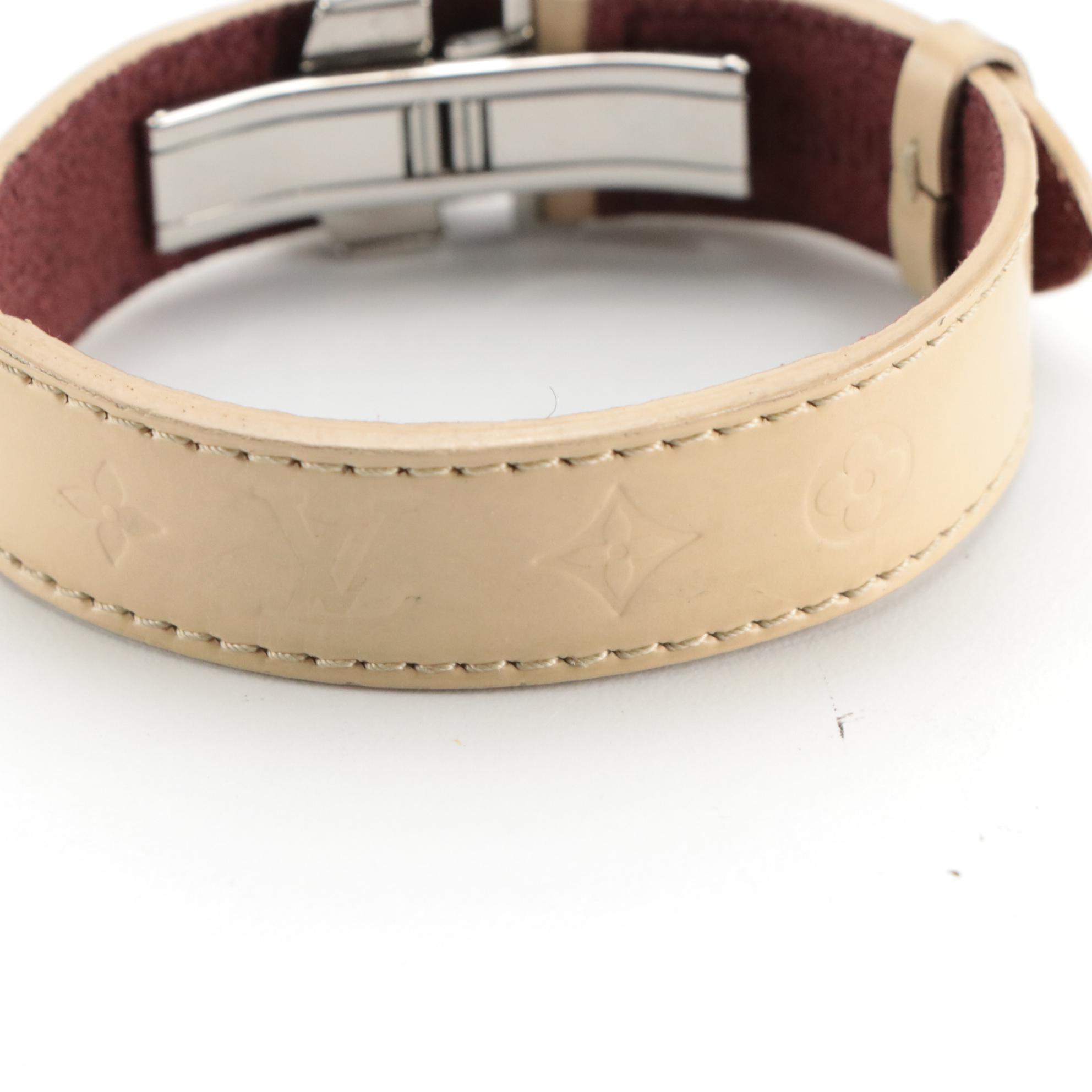 Louis Vuitton Good Luck Bracelet in Neutral Leather