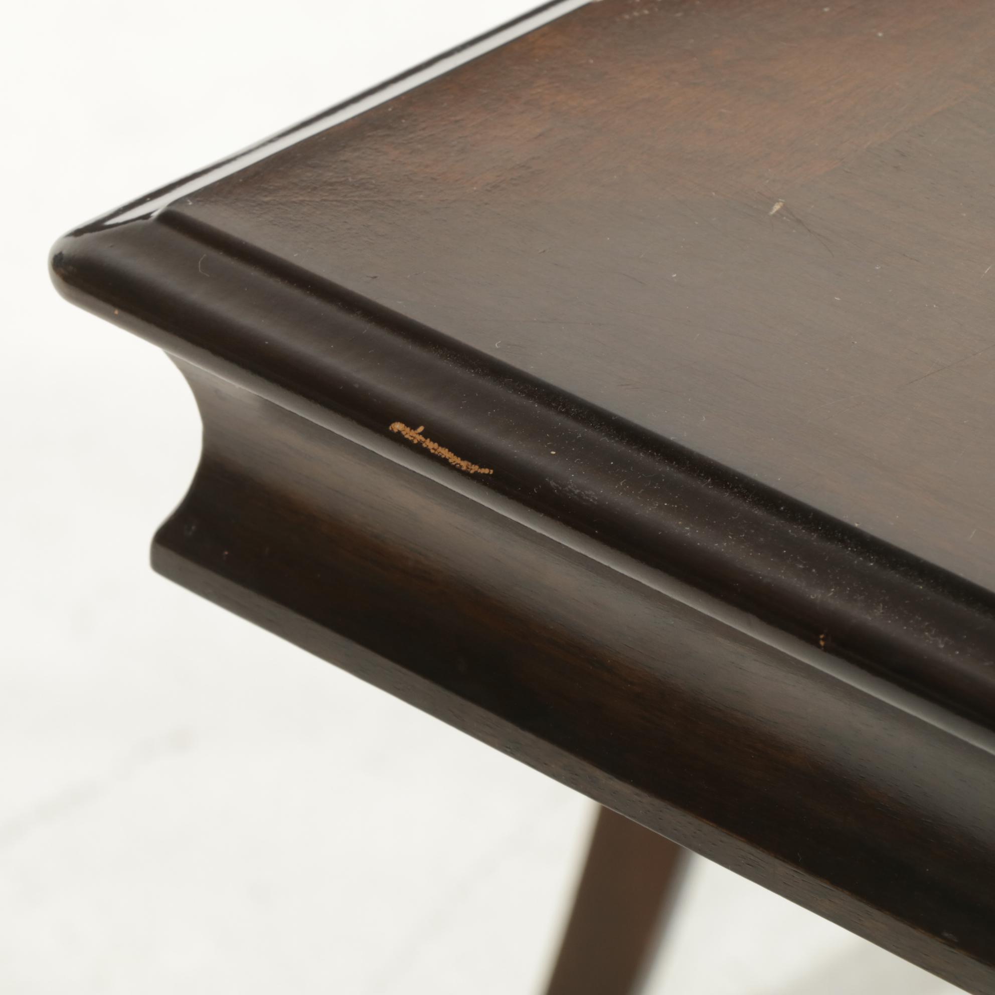 Ashley Furniture Tall Wood Bistro Dining Table with Four Counter Height Chairs