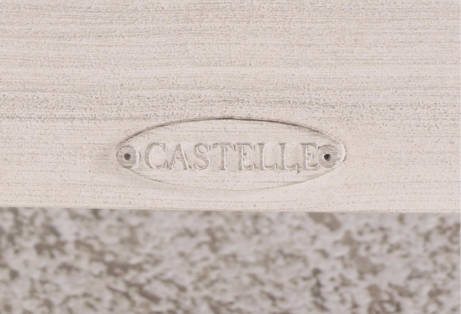 Four-Piece Castelle Painted Aluminum Patio Lounge Set