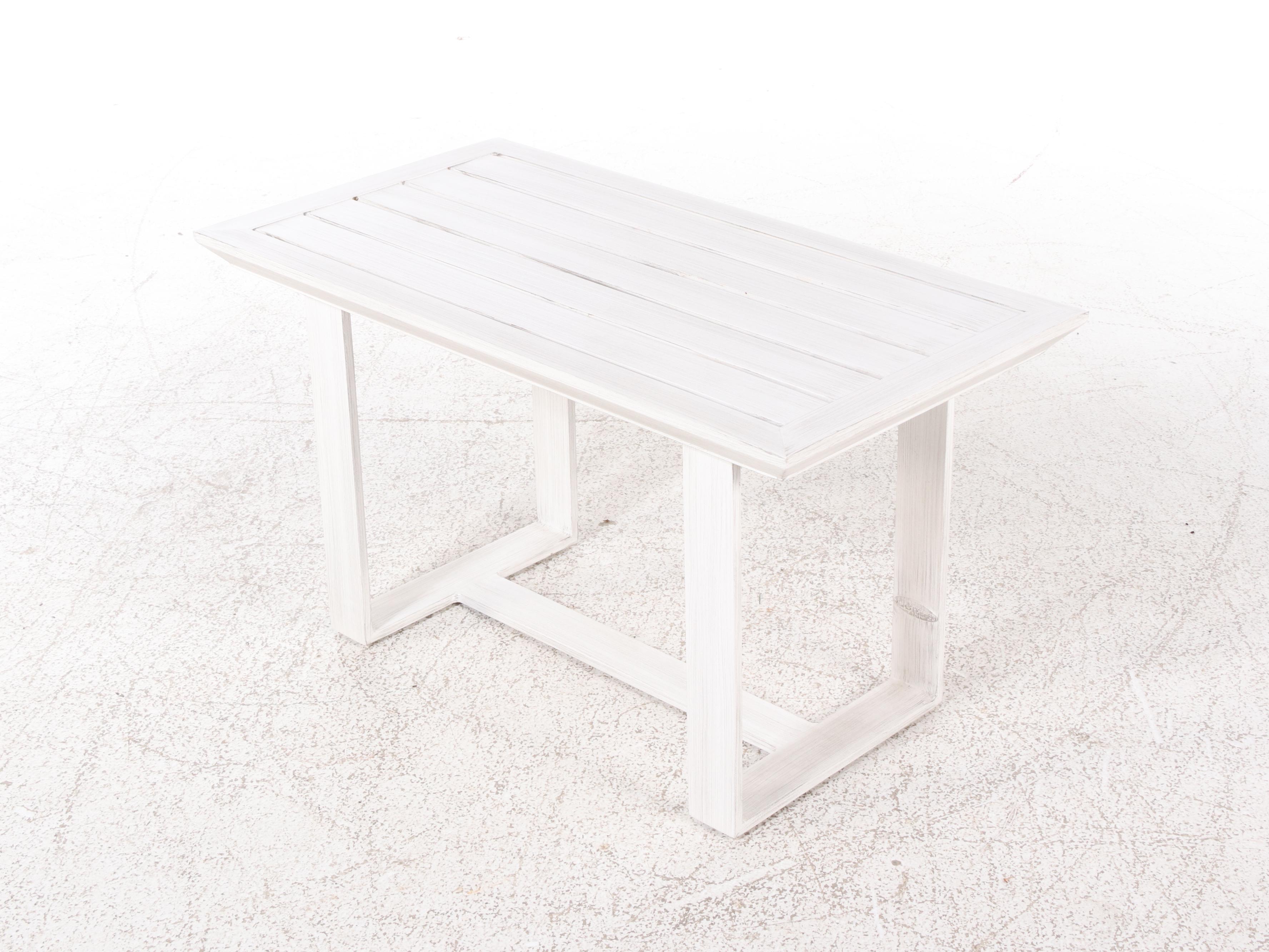 Four-Piece Castelle Painted Aluminum Patio Lounge Set