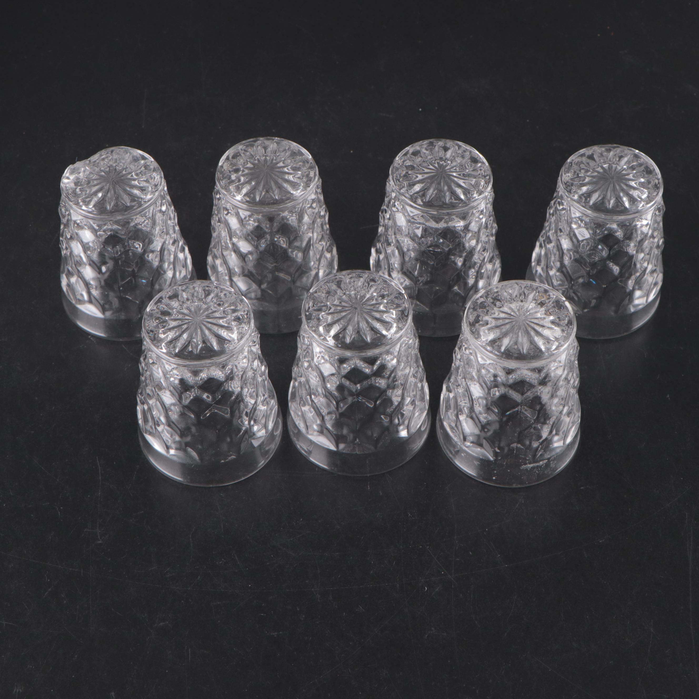 Fostoria "American" Glass Pitchers, Small Relish Boats, and More Tableware