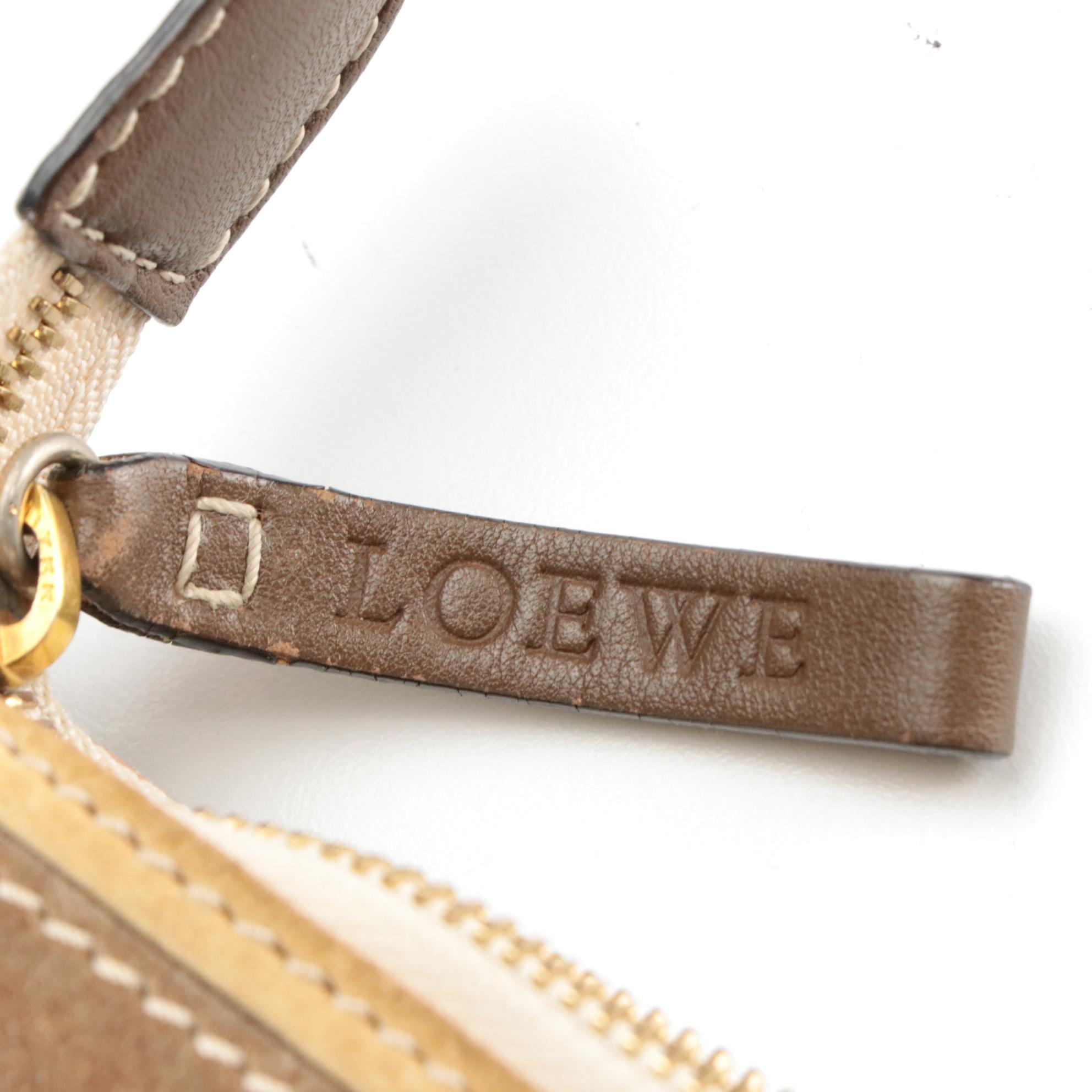 Loewe 160th Anniversary Crossbody Bag in Logo Canvas and Leather/Suede