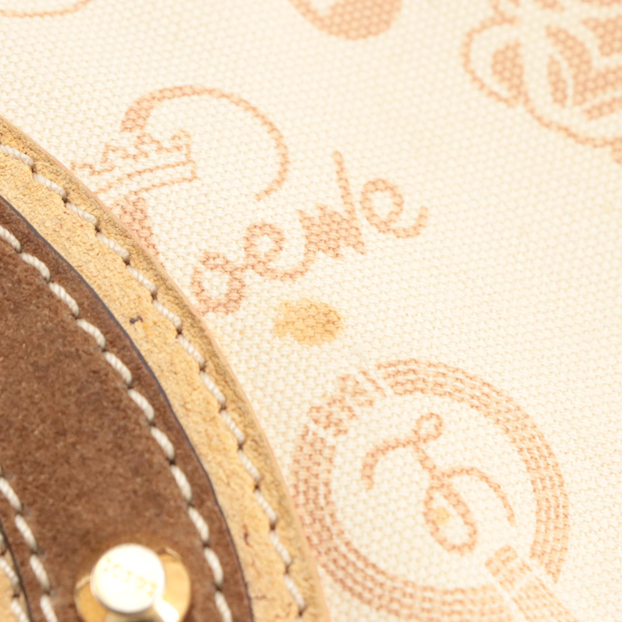 Loewe 160th Anniversary Crossbody Bag in Logo Canvas and Leather/Suede