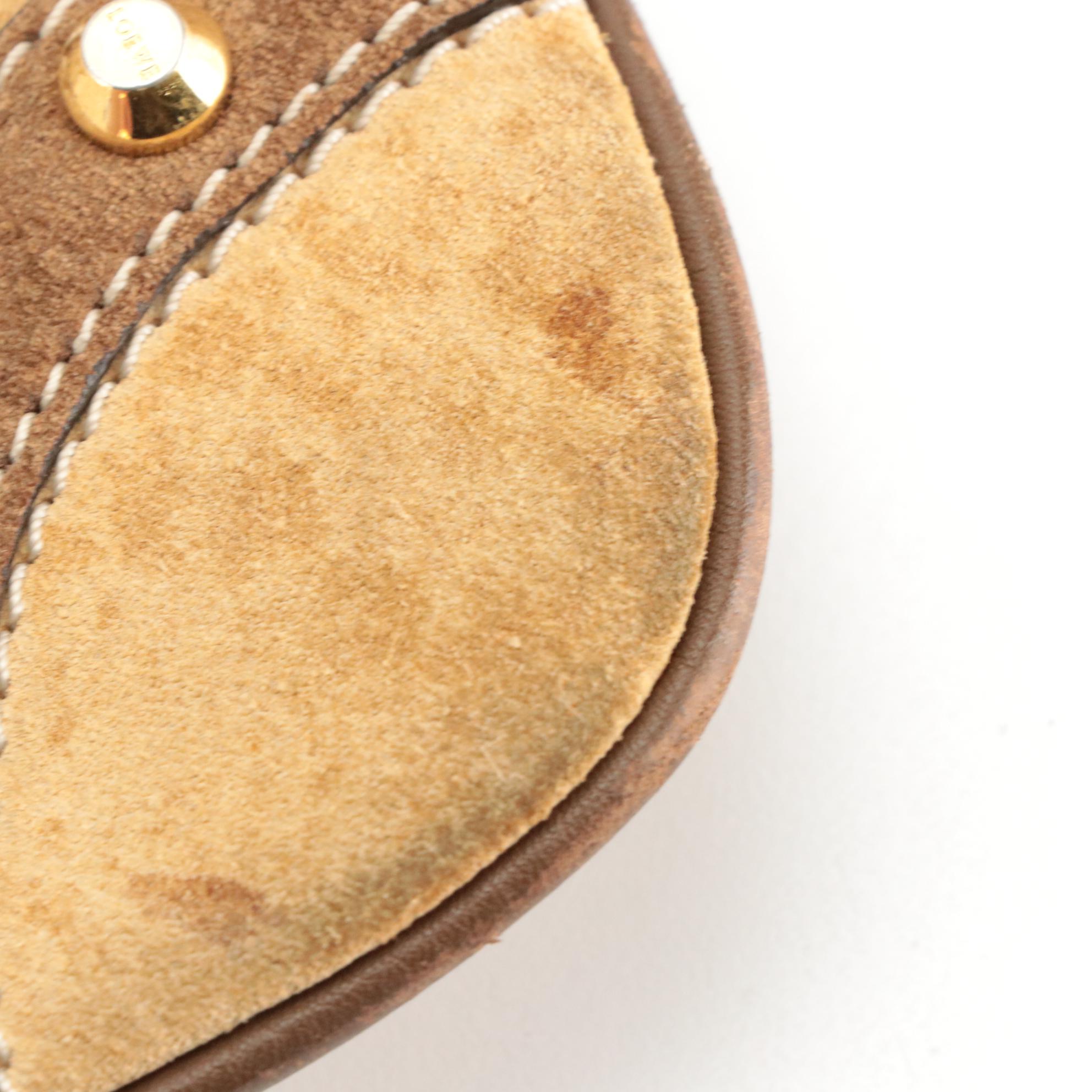 Loewe 160th Anniversary Crossbody Bag in Logo Canvas and Leather/Suede