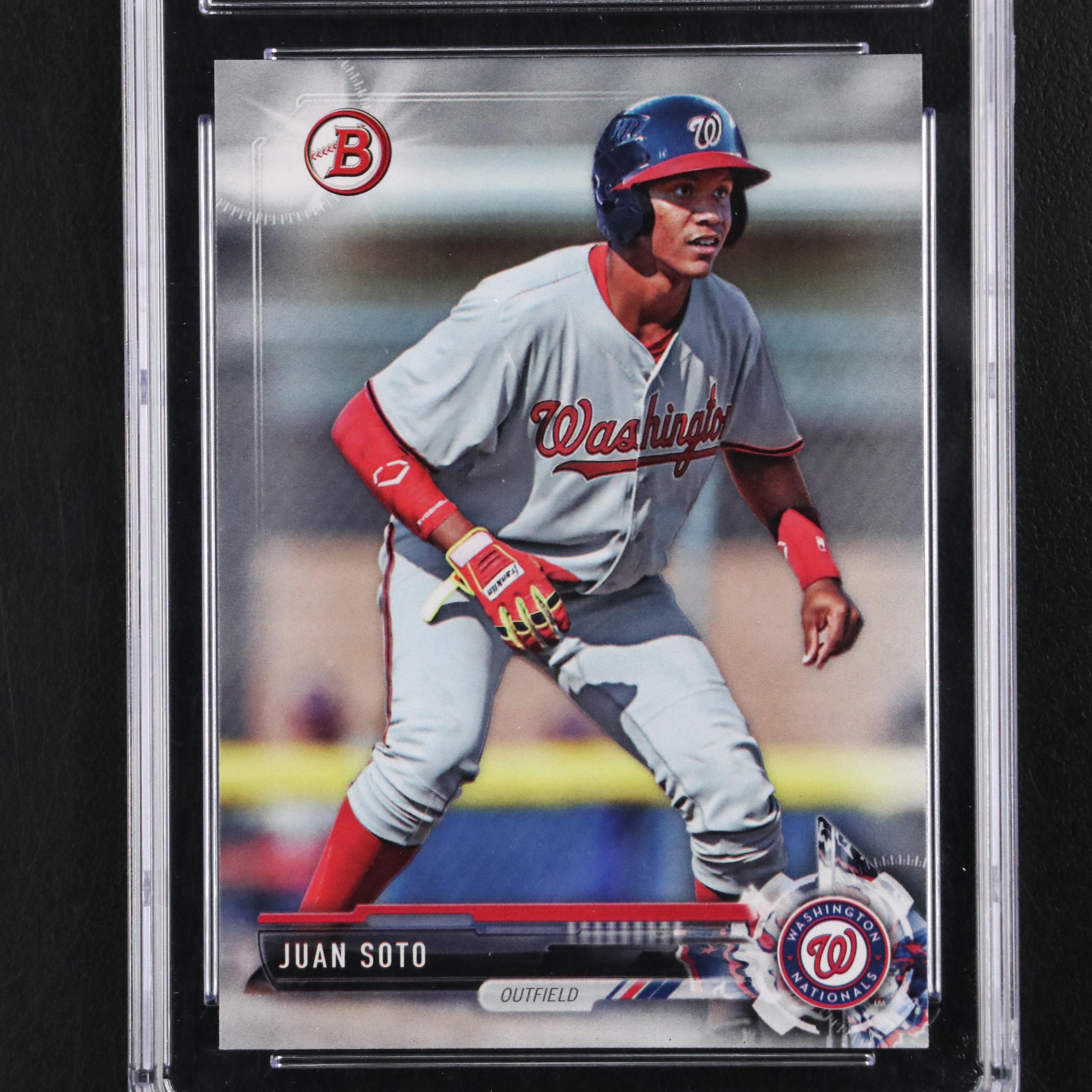 2017 Bowman Draft Juan Soto Prospect Baseball Card #BD-162 Graded CSG 10