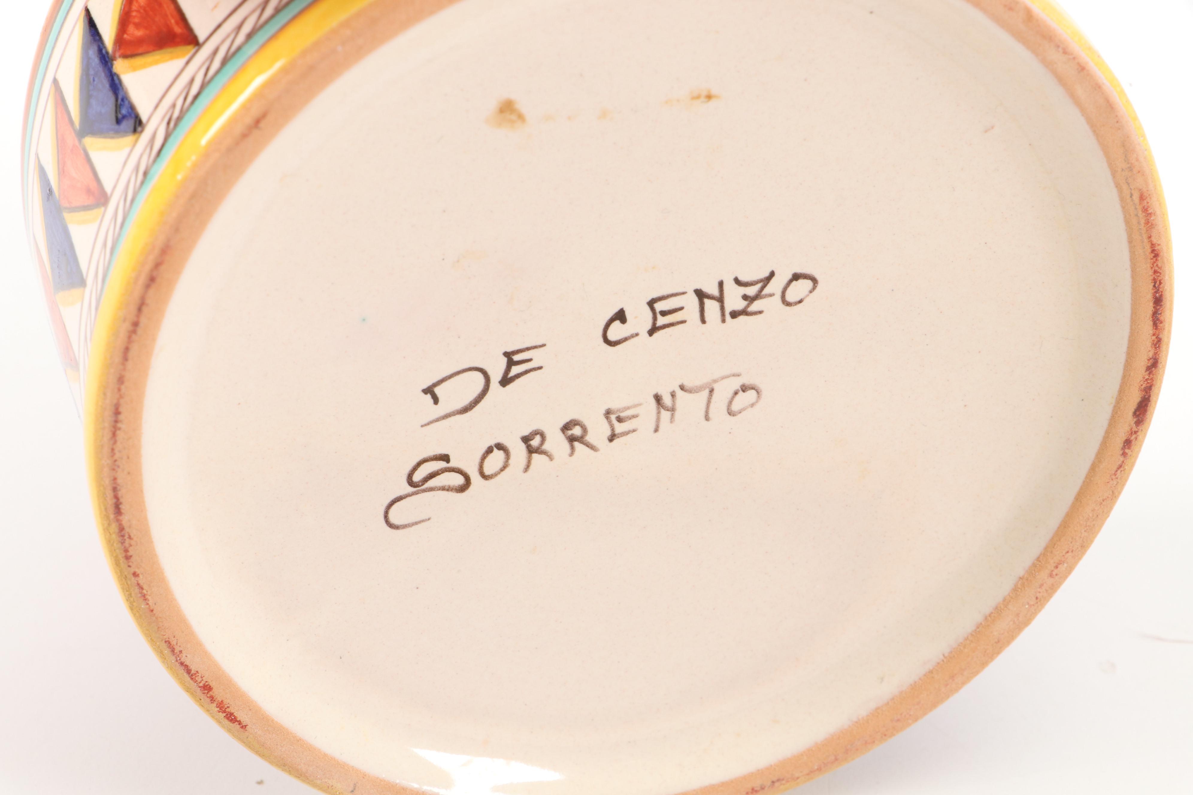De Cenzo Sorrento Ceramic Lidded Boxes with Bowls, Tray and More