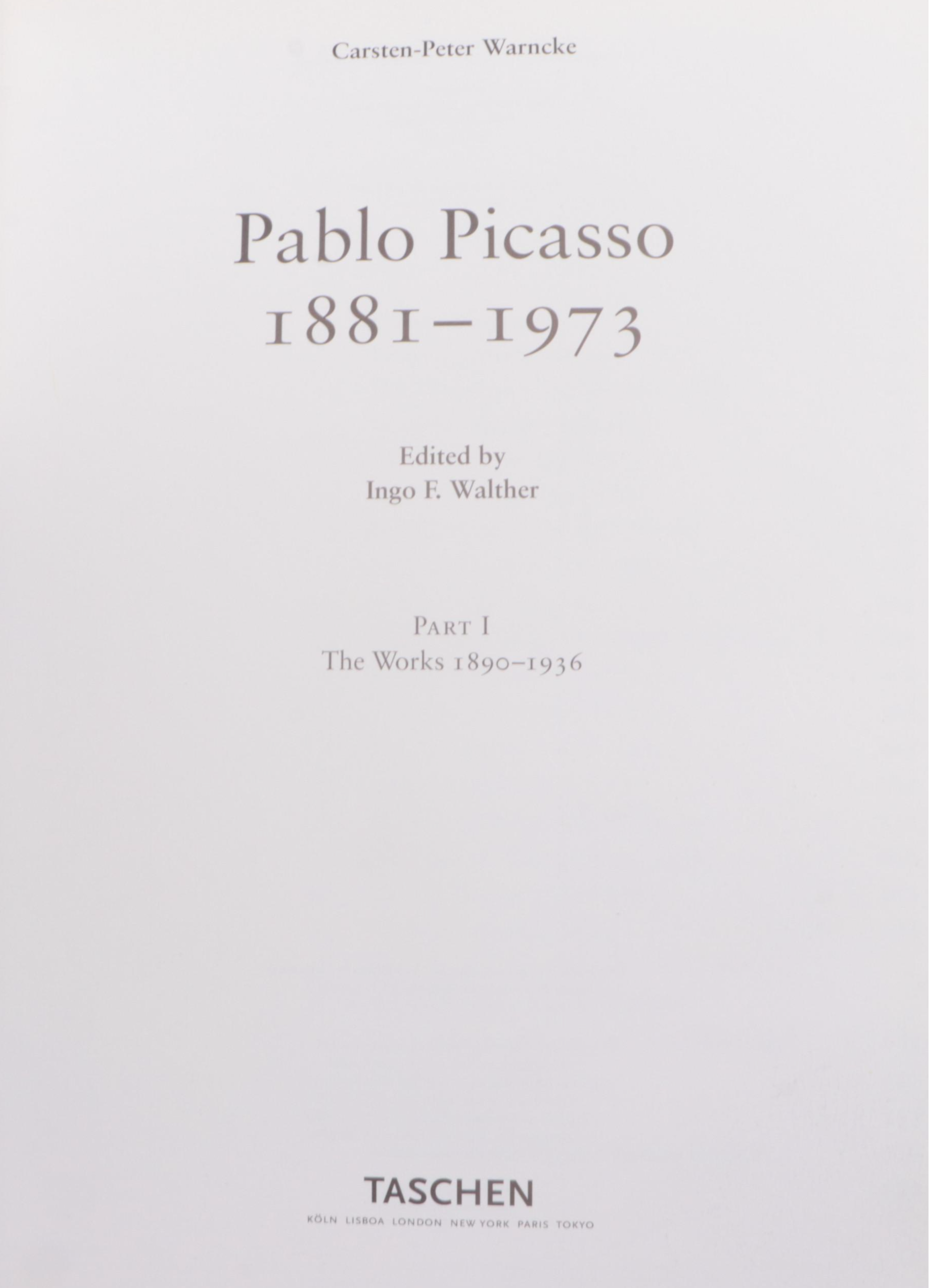 "Pablo Picasso" by Carsten-Peter Warncke and "Tàpies: The Complete Works" Vol. I
