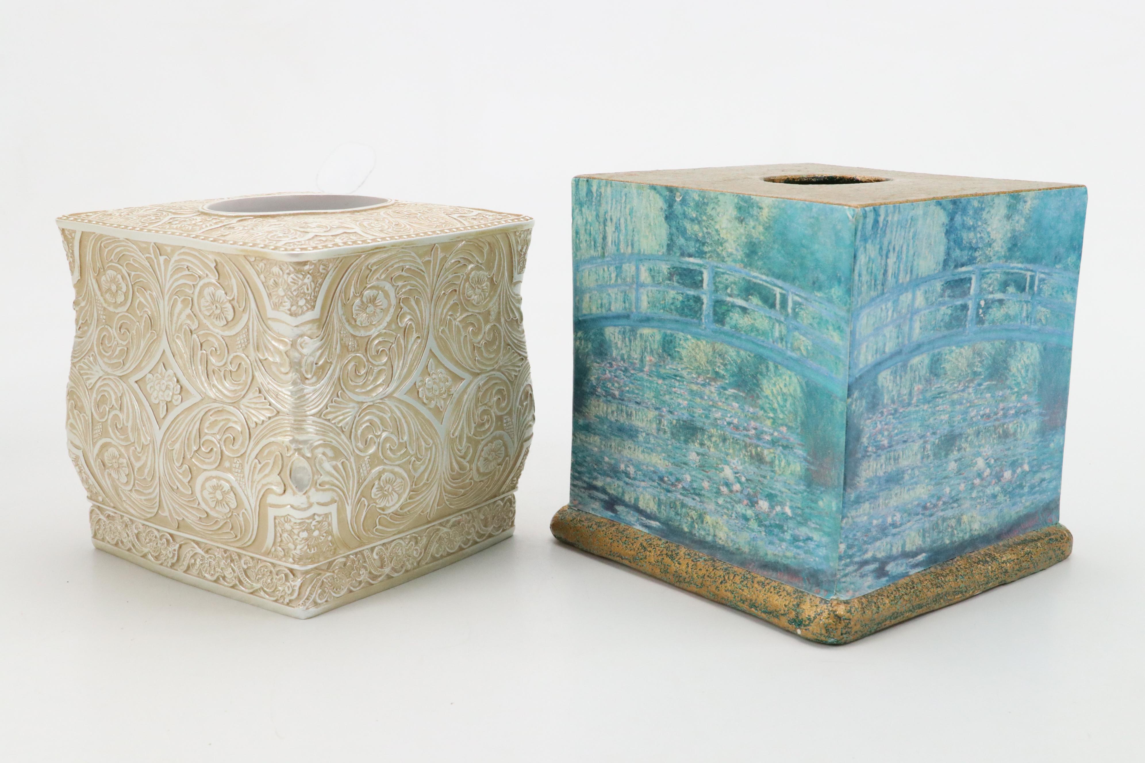 Artificial Floral Arrangements, Vases, Tissue Box Covers and More Home Décor