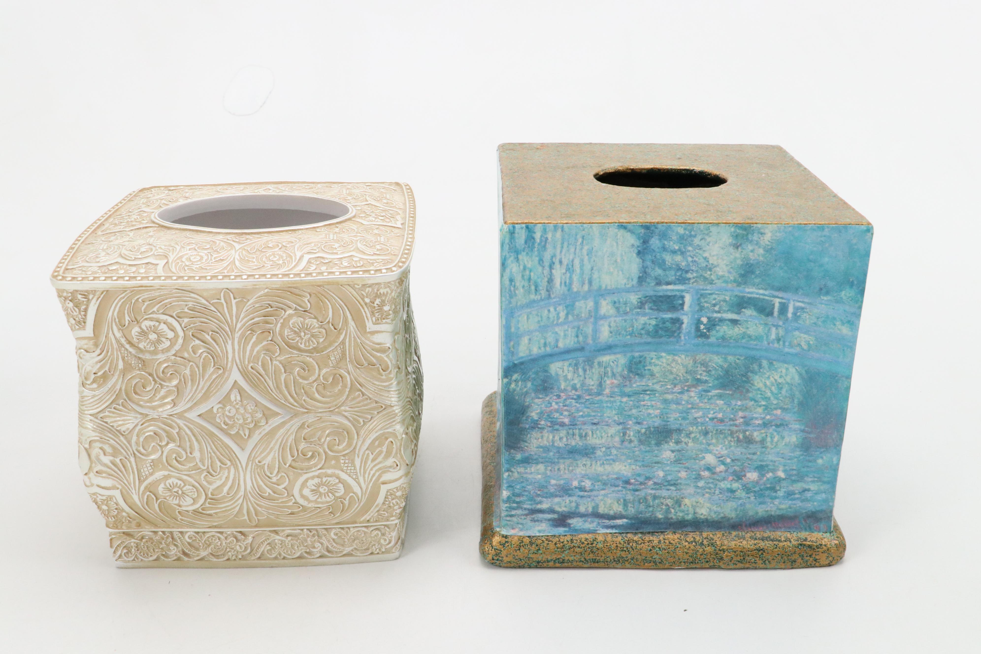 Artificial Floral Arrangements, Vases, Tissue Box Covers and More Home Décor