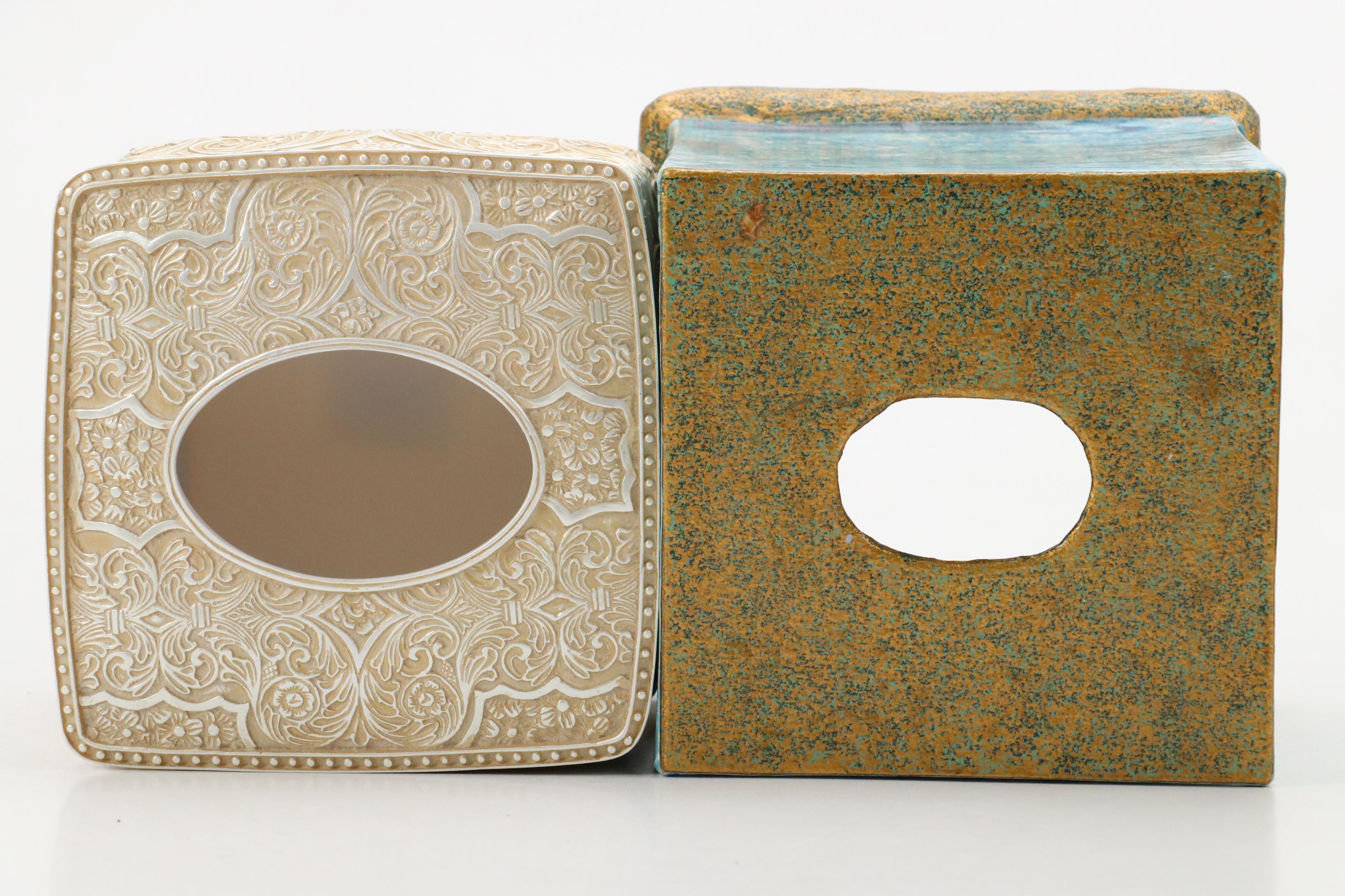 Artificial Floral Arrangements, Vases, Tissue Box Covers and More Home Décor