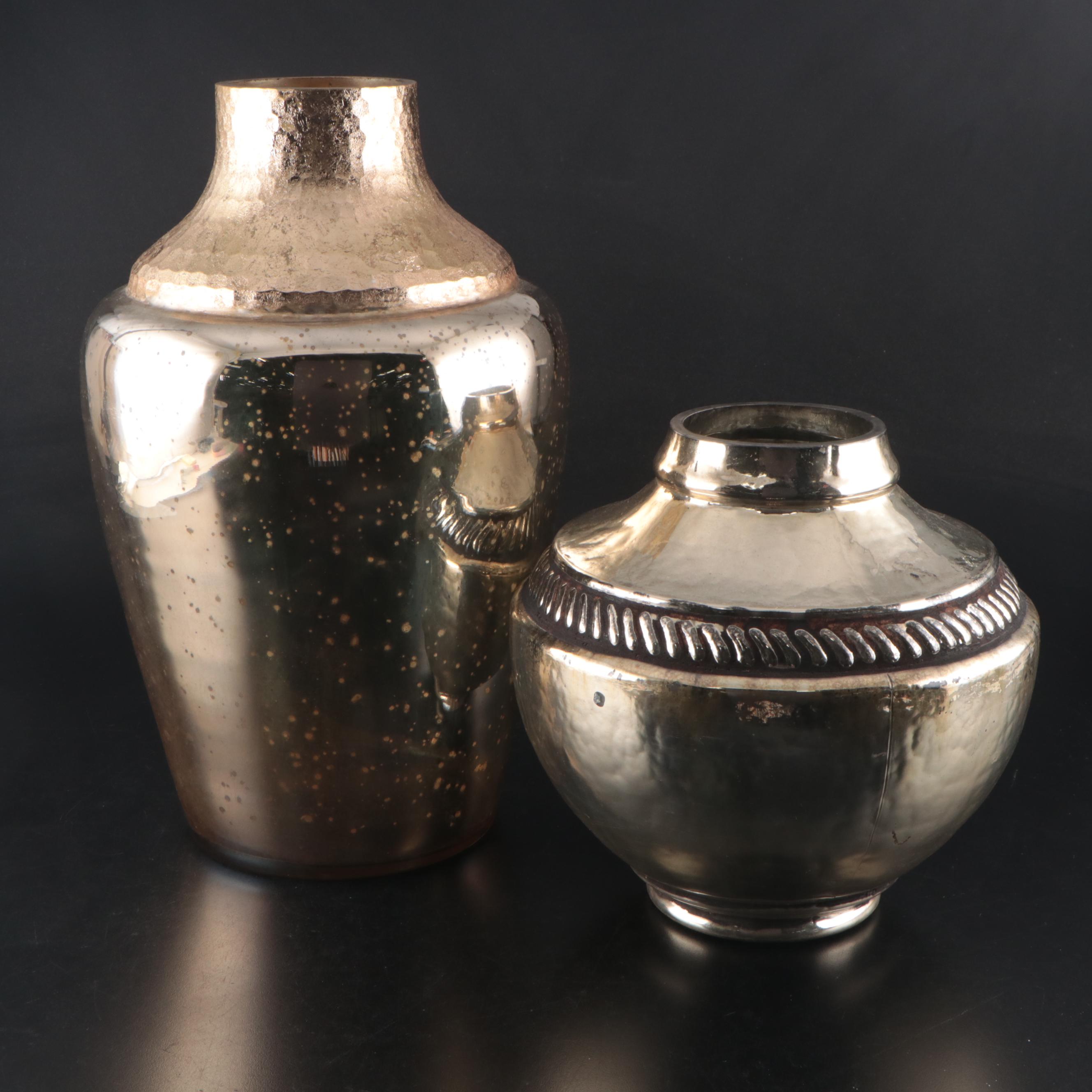 Mercury Glass Vases