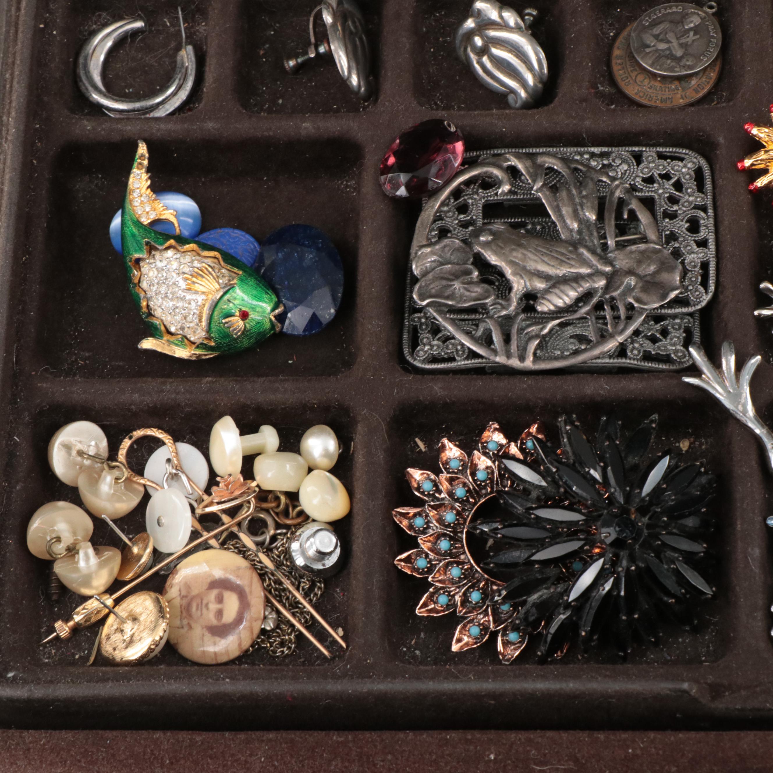 Jewelry Collection Ft. Art Deco, Sterling, Loose Corundum and Héctor Aguilar