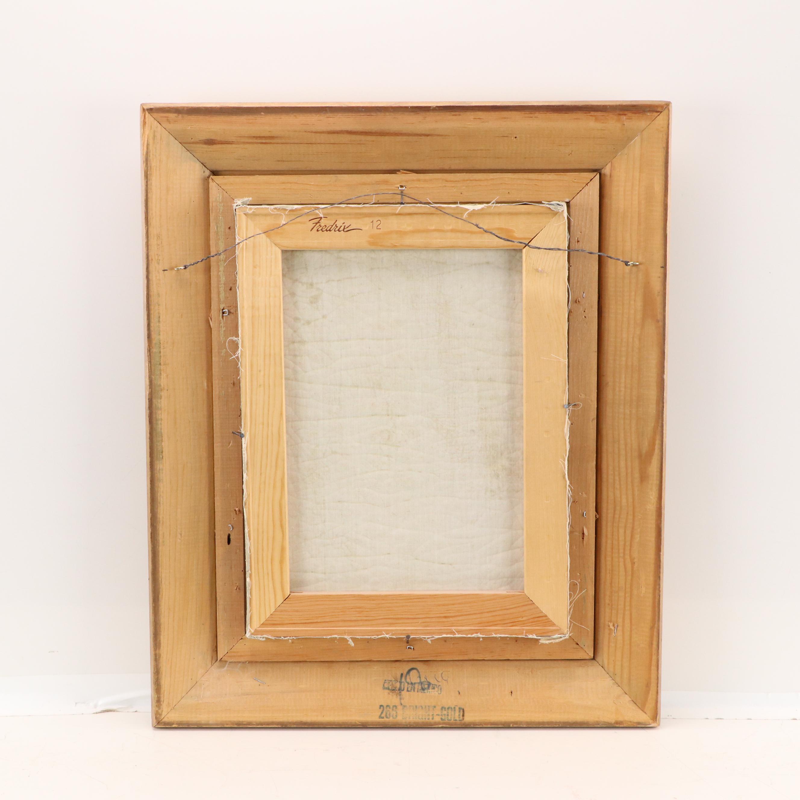 J. Whiton Portrait Oil Painting After Sir Joshua Reynolds "Captain Bligh"