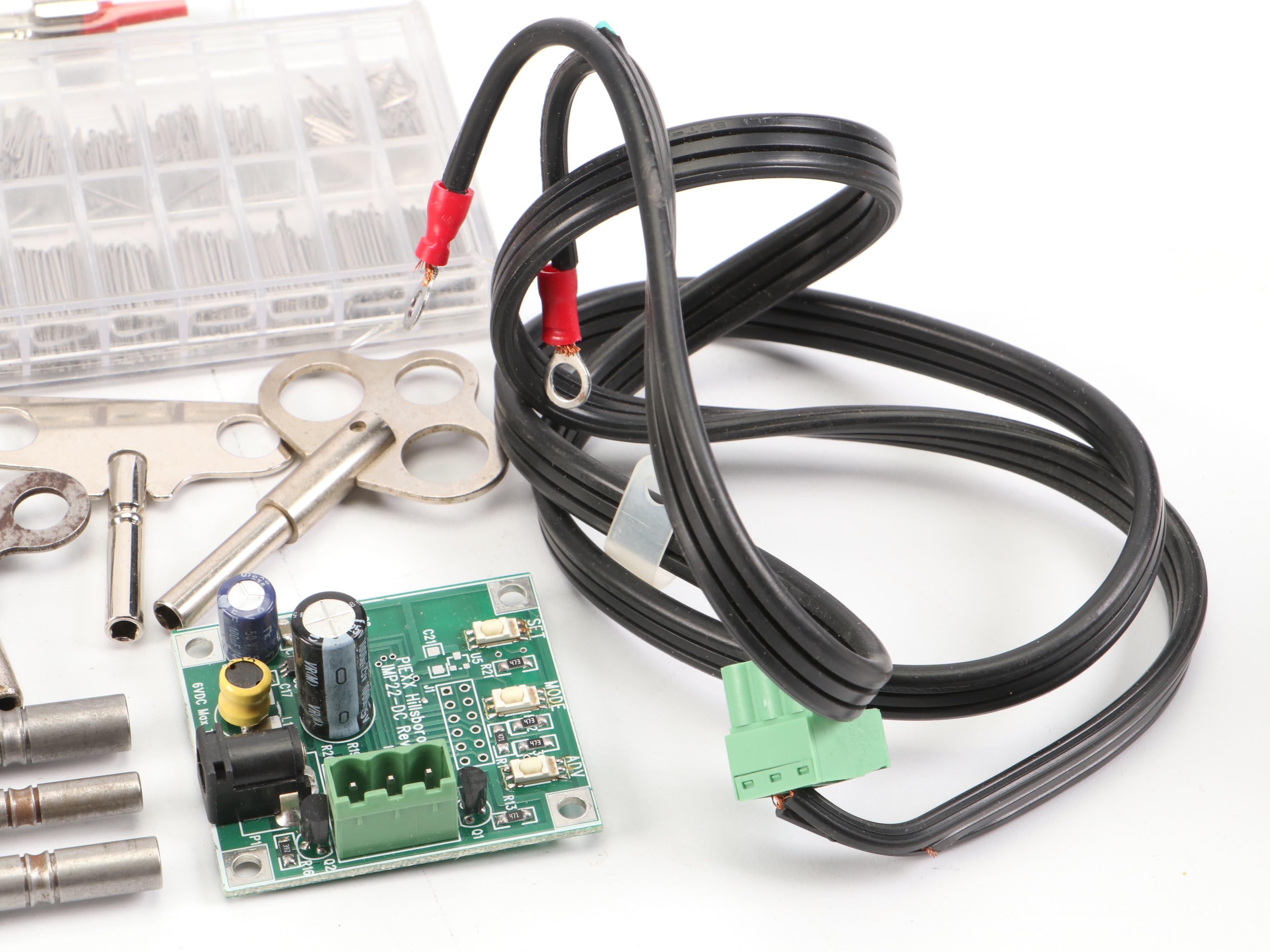 Seth Thomas Clock Face, Keys, Springs, and More Clock Repair Pieces