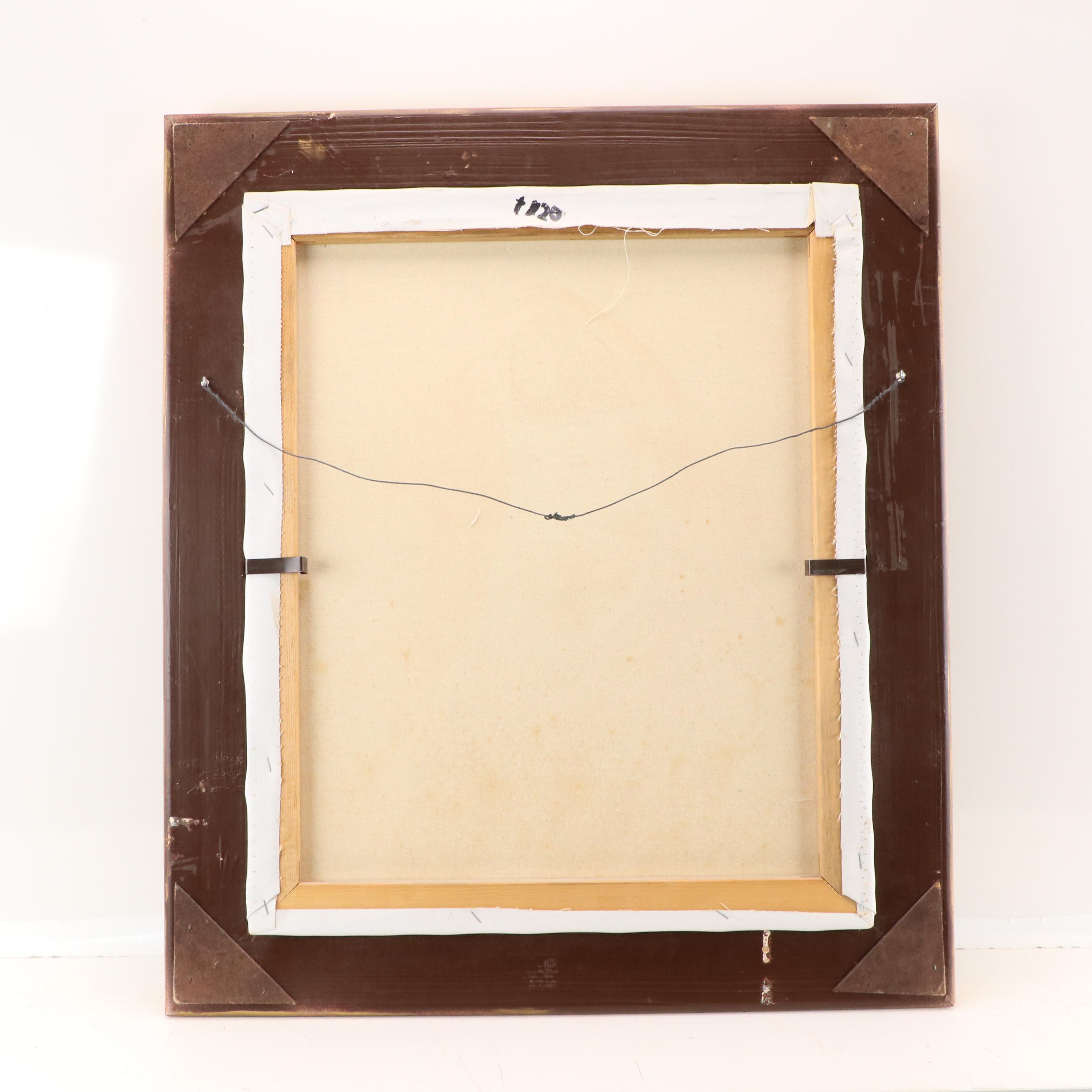 Portrait Oil Painting of Sailor With Pipe