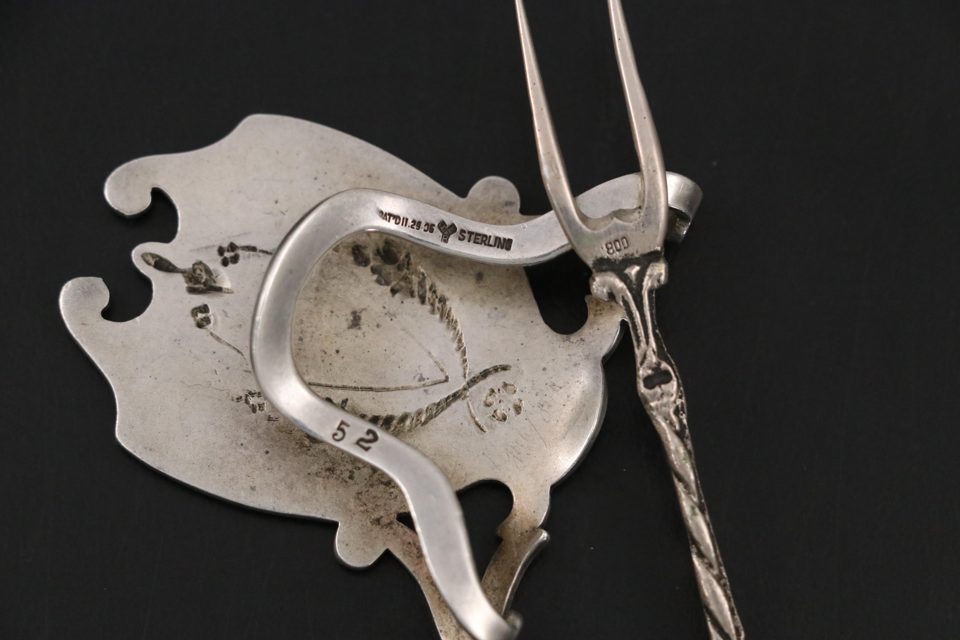 Wallace "Rose Point" Sterling Silver Serving Utensils