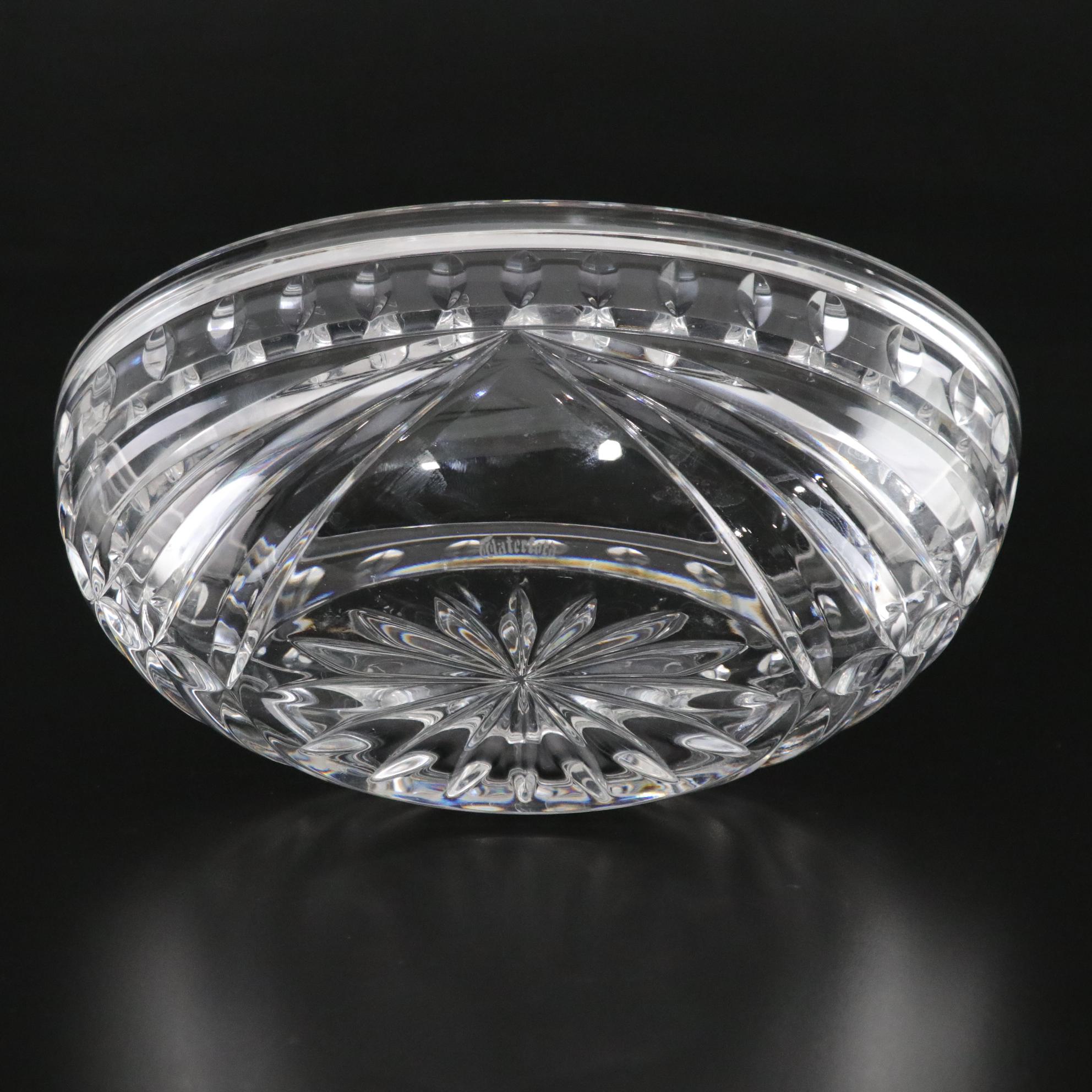 Waterford Crystal "Overture" Oval Bowl