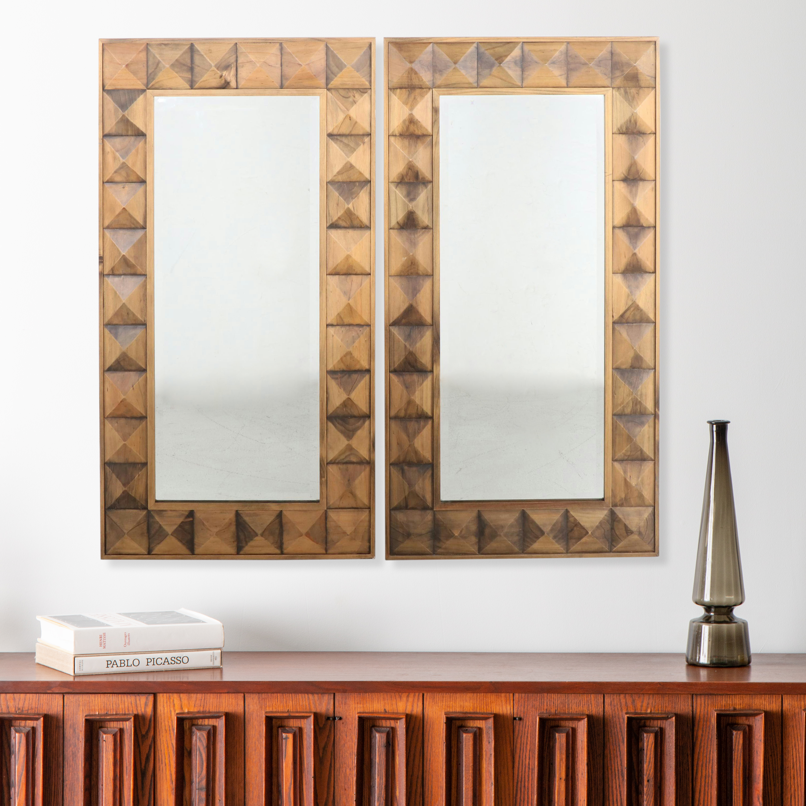 Pair of Hobby Lobby Wall Mirrors in Gilt Finish