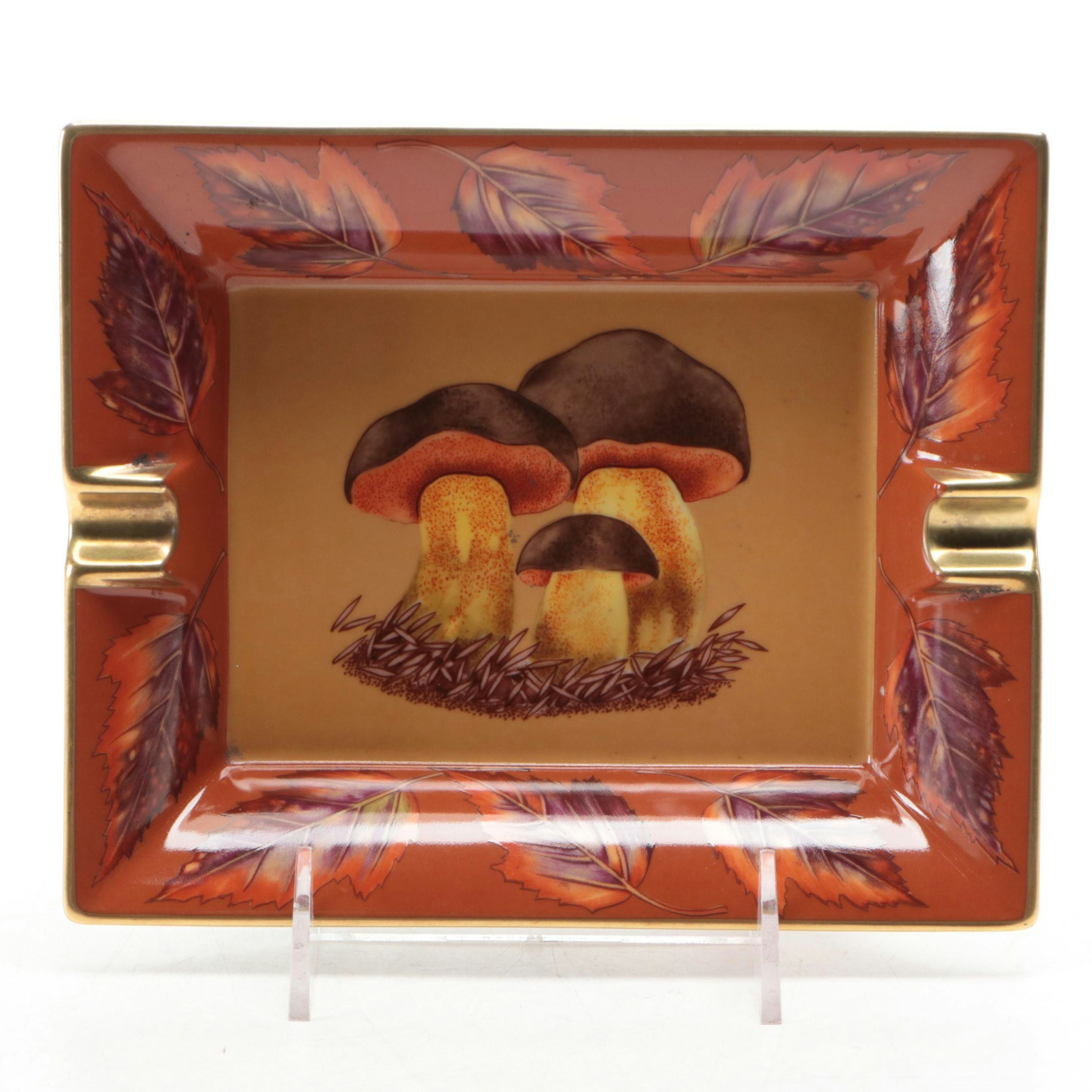 Hermès Champignon Porcelain Cigar Ashtray