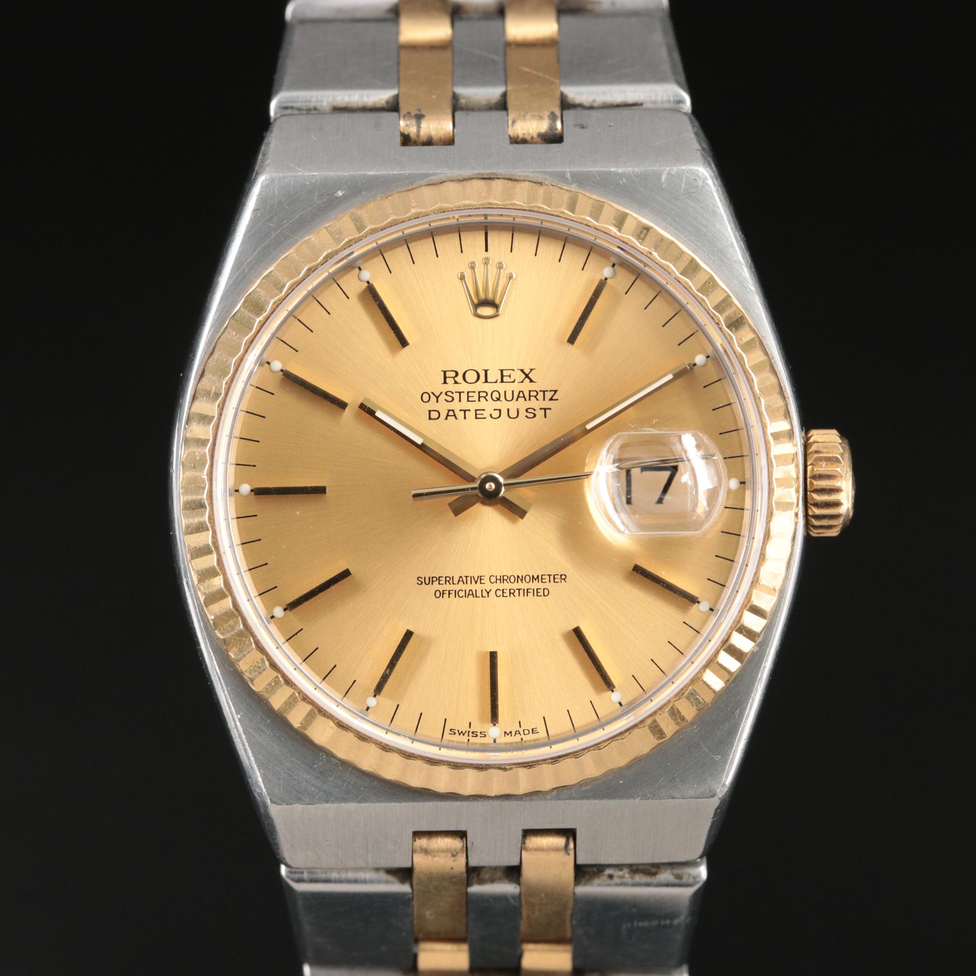 1984 Rolex Oysterquartz Datejust Watch