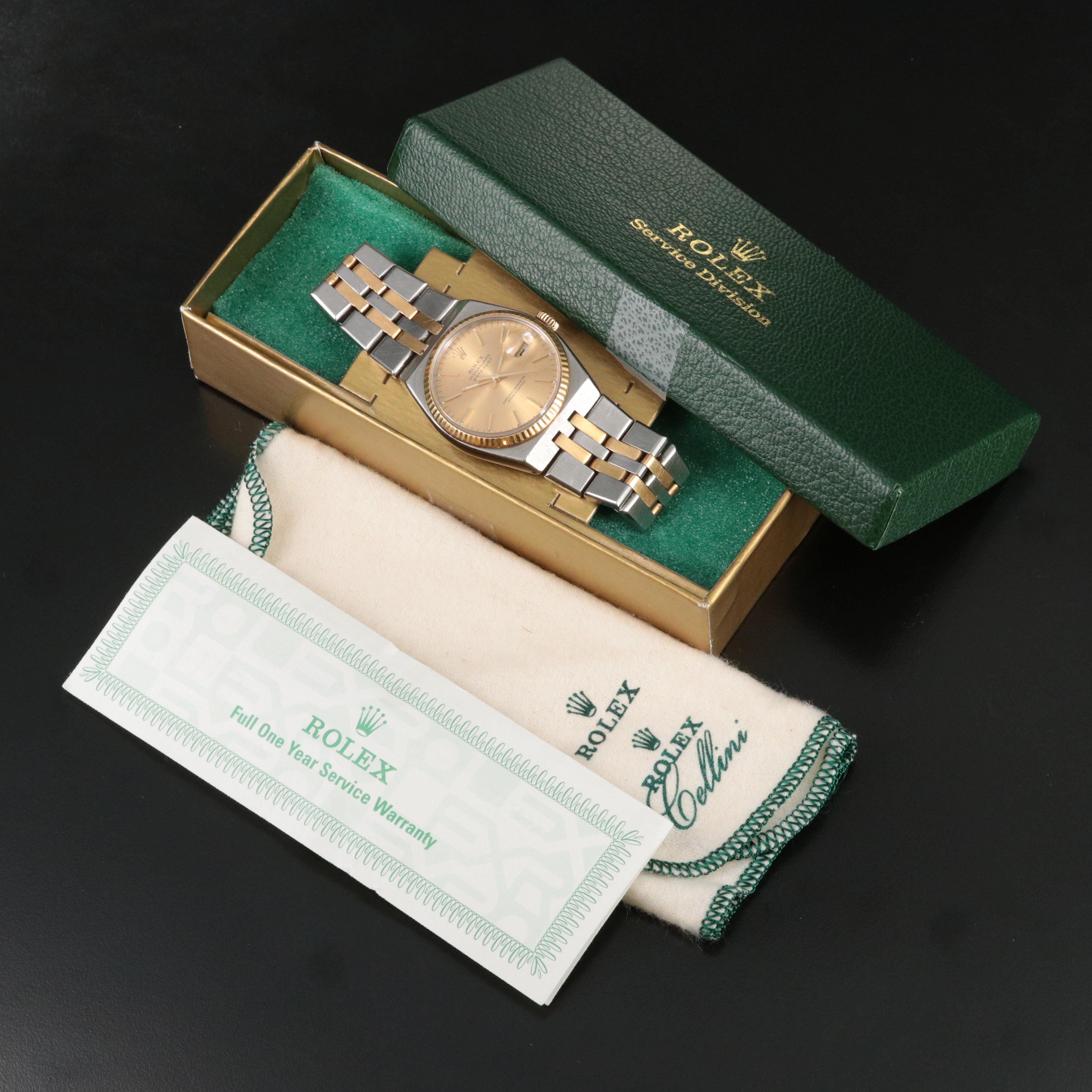 1984 Rolex Oysterquartz Datejust Watch