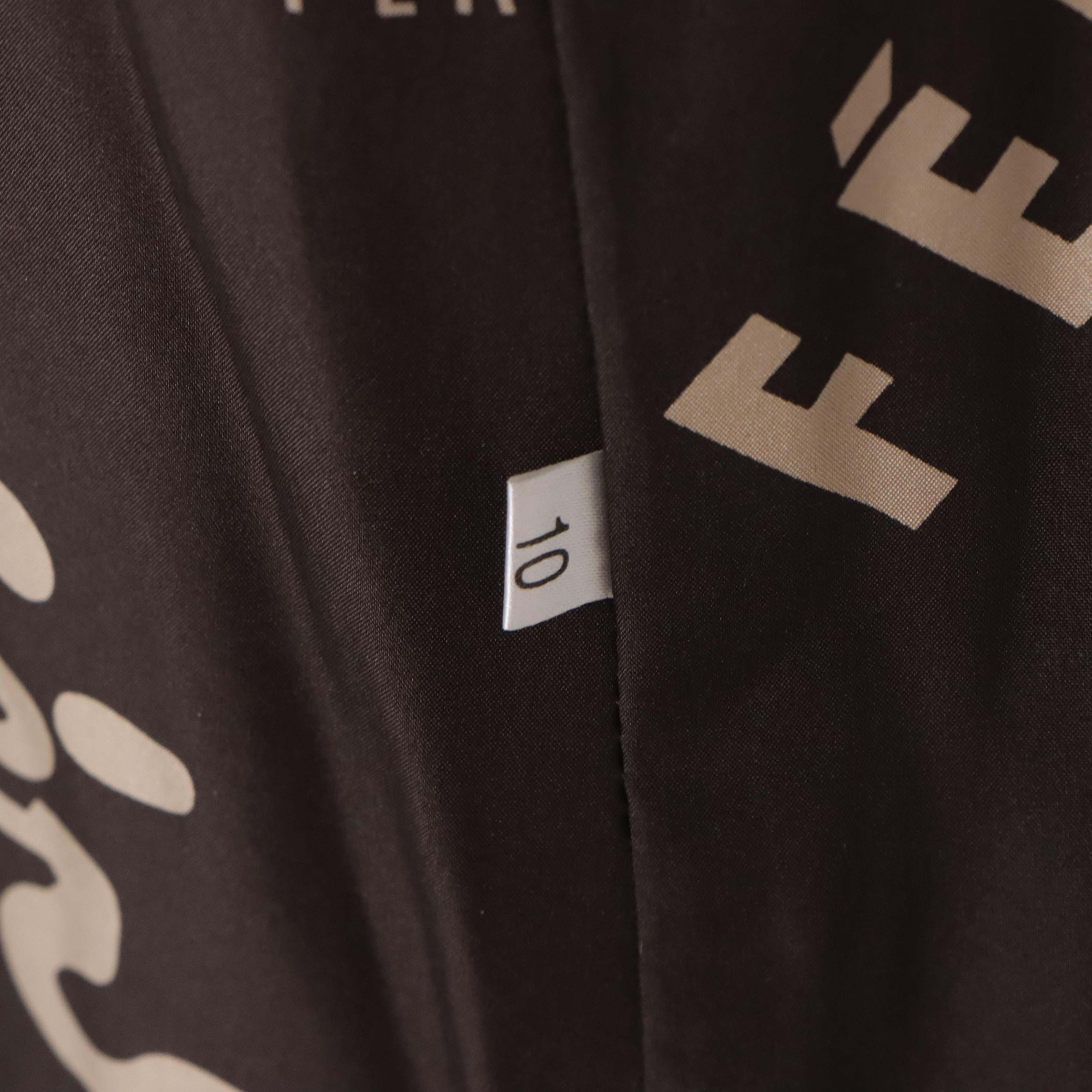 Louis Féraud for Neiman Marcus Chocolate Sheared Mink Jacket with Leather Trim