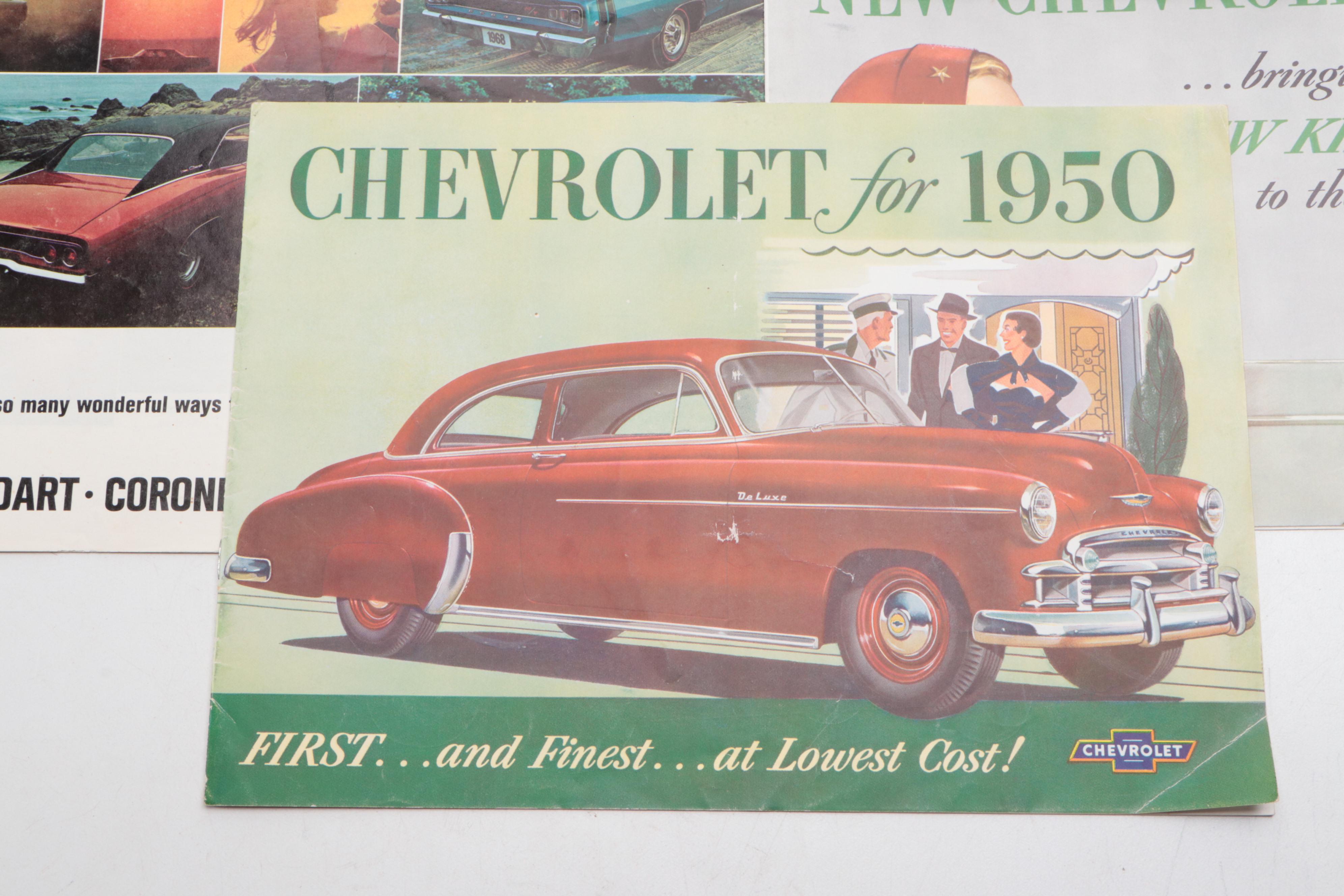 "Chevrolet for 1950" with Other Booklets, Pamphlet and More, Mid-20th Century