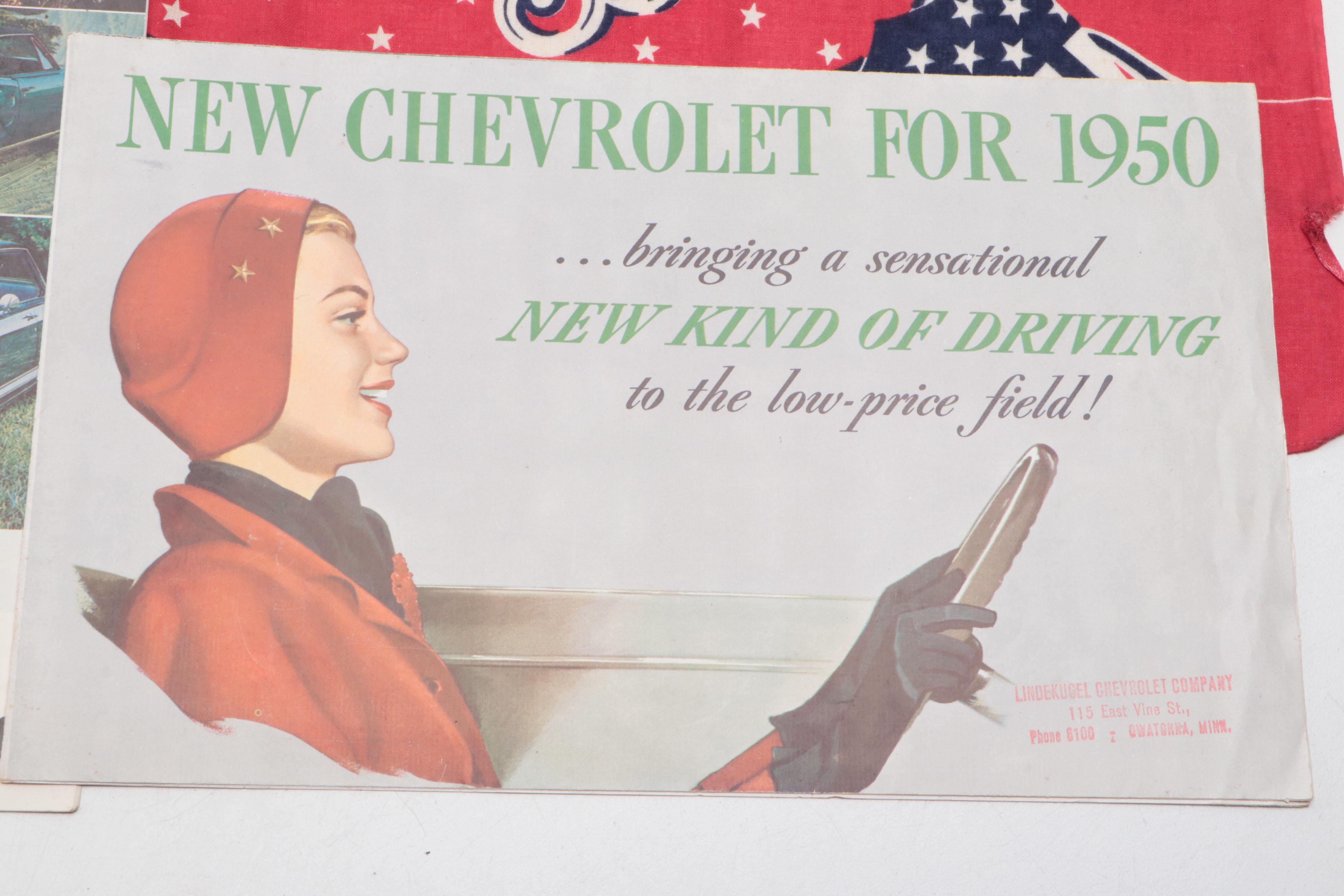 "Chevrolet for 1950" with Other Booklets, Pamphlet and More, Mid-20th Century