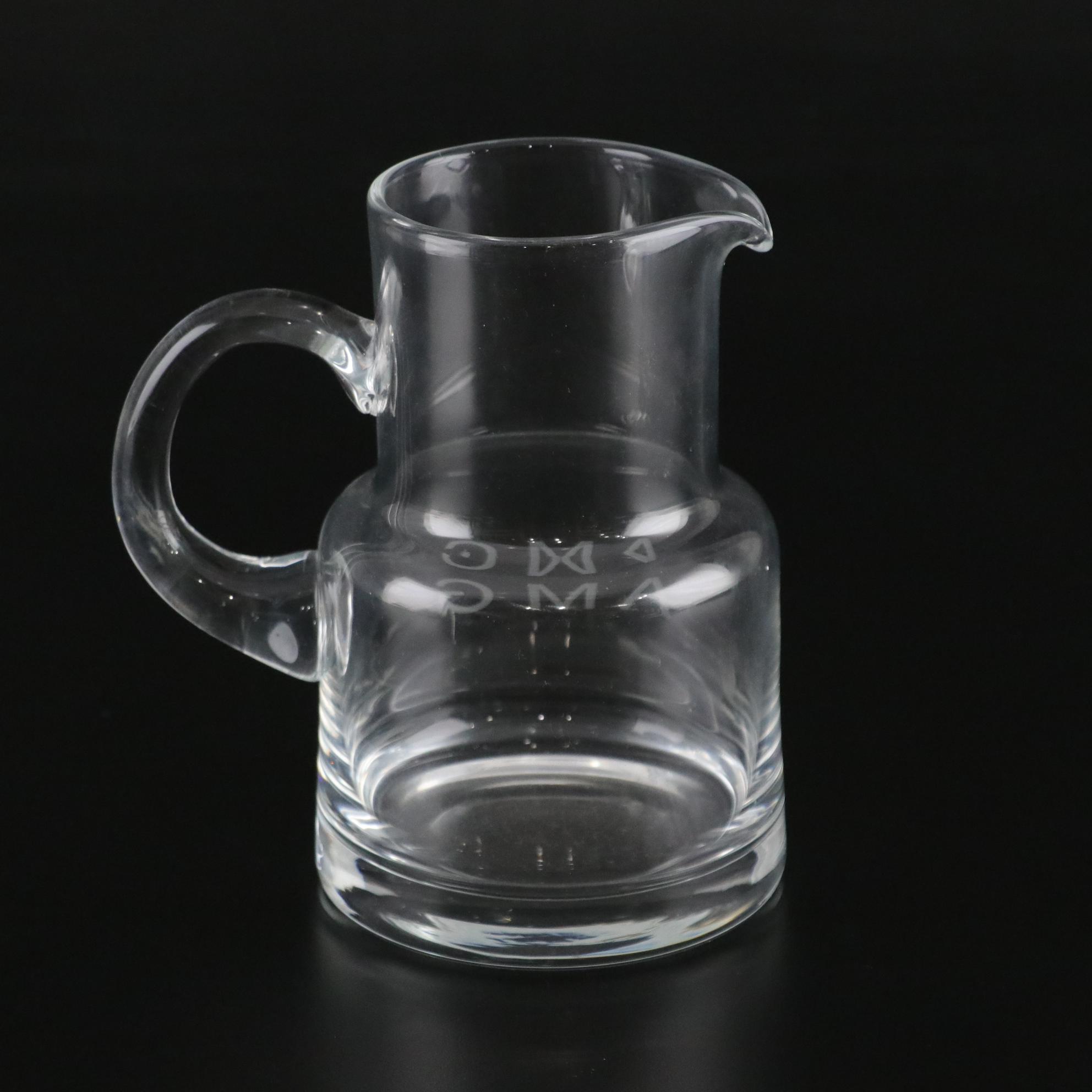 Tiffany & Co. Crystal Carafe with Etched Initials