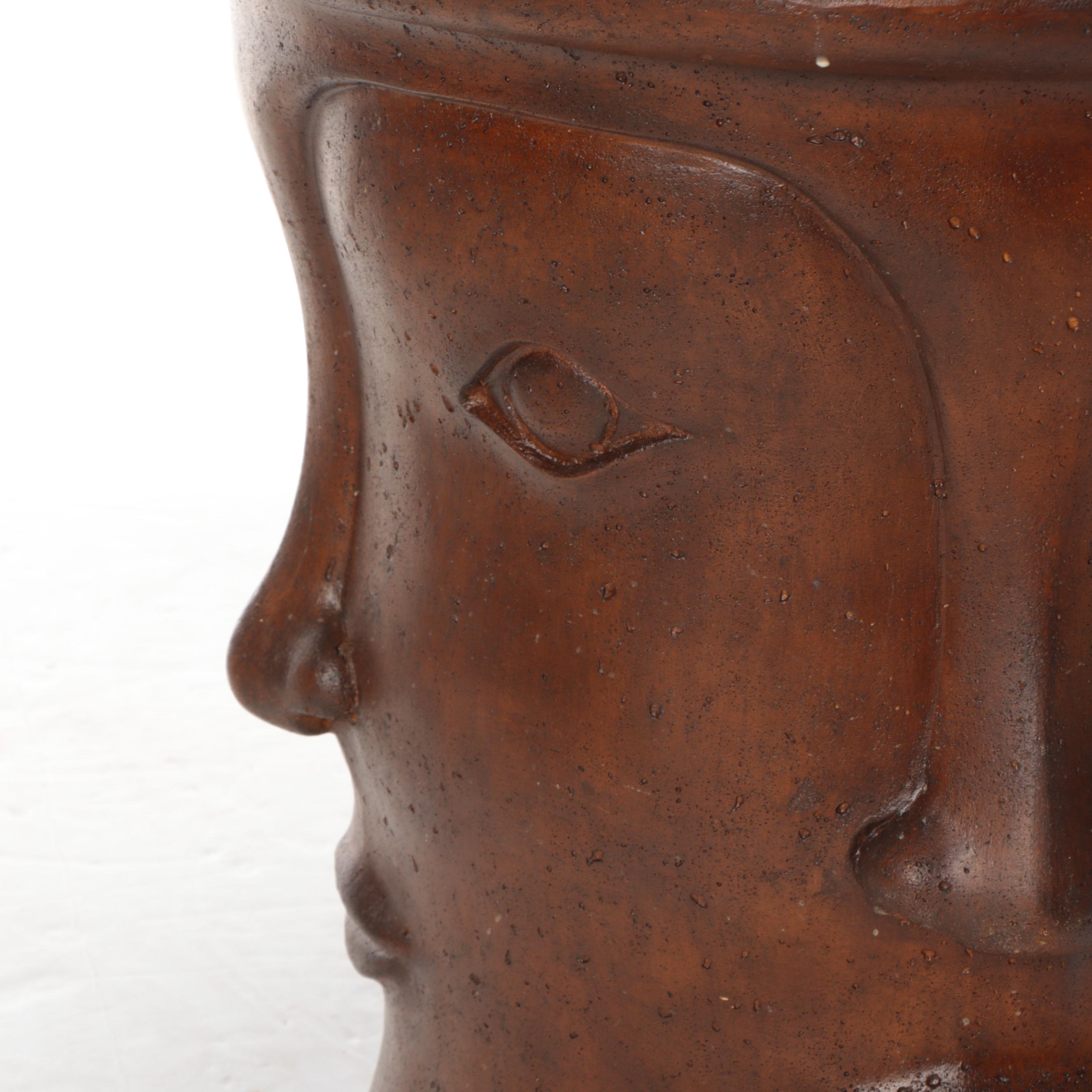 Southeast Asian Modernist Style Metal Face Table