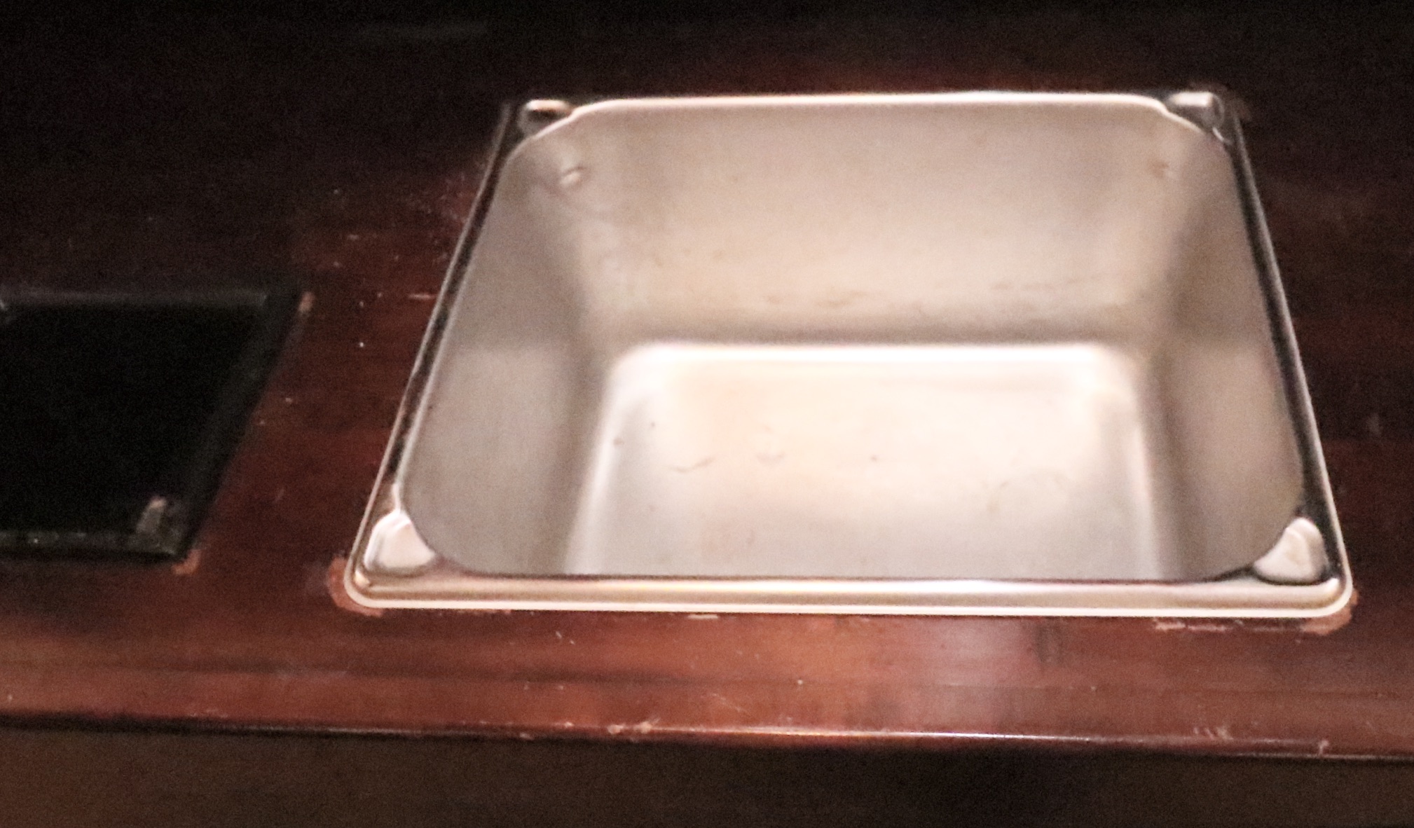 English Pub Style Freestanding Bar with Illuminated Stained Glass Canopy