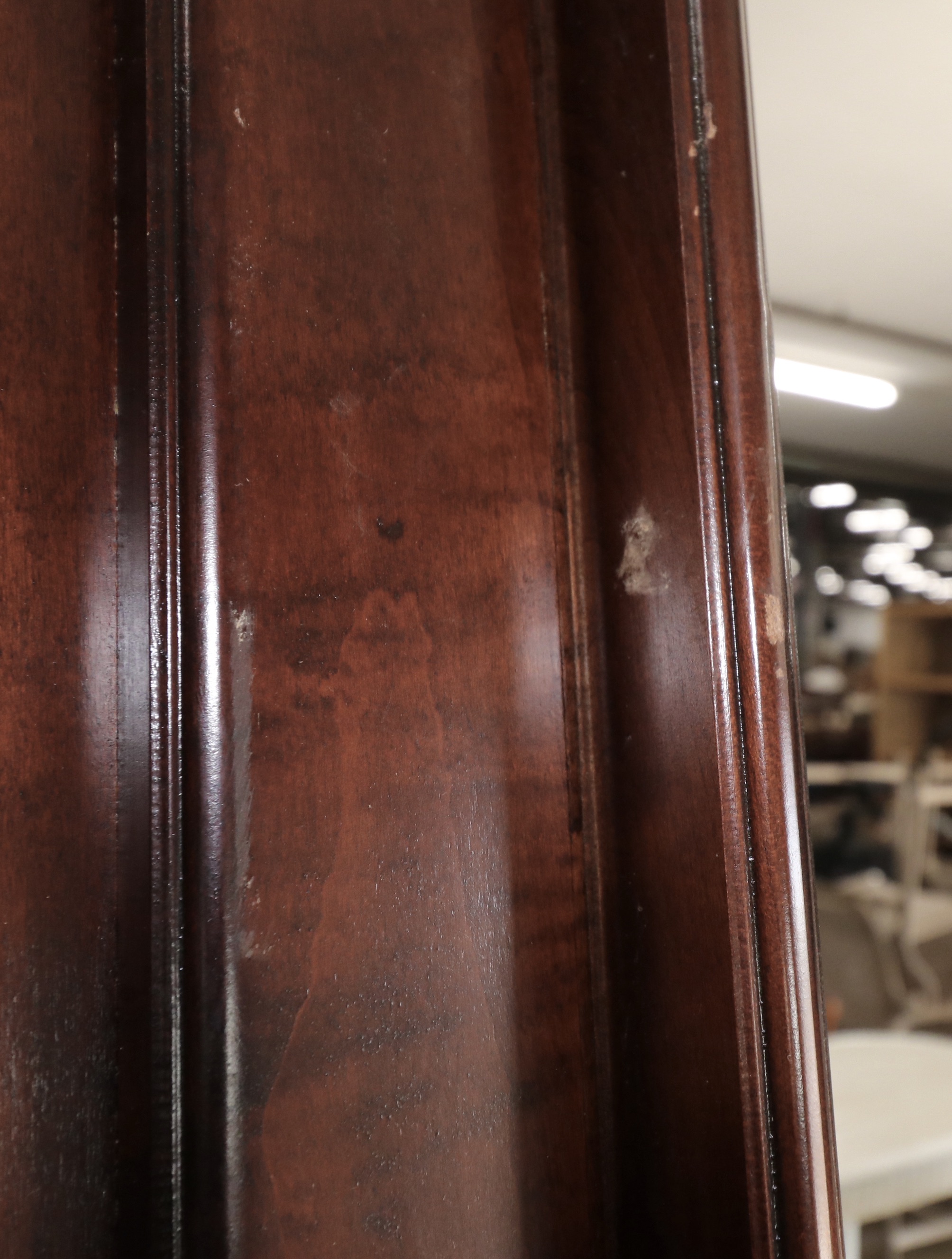 English Pub Style Freestanding Bar with Illuminated Stained Glass Canopy