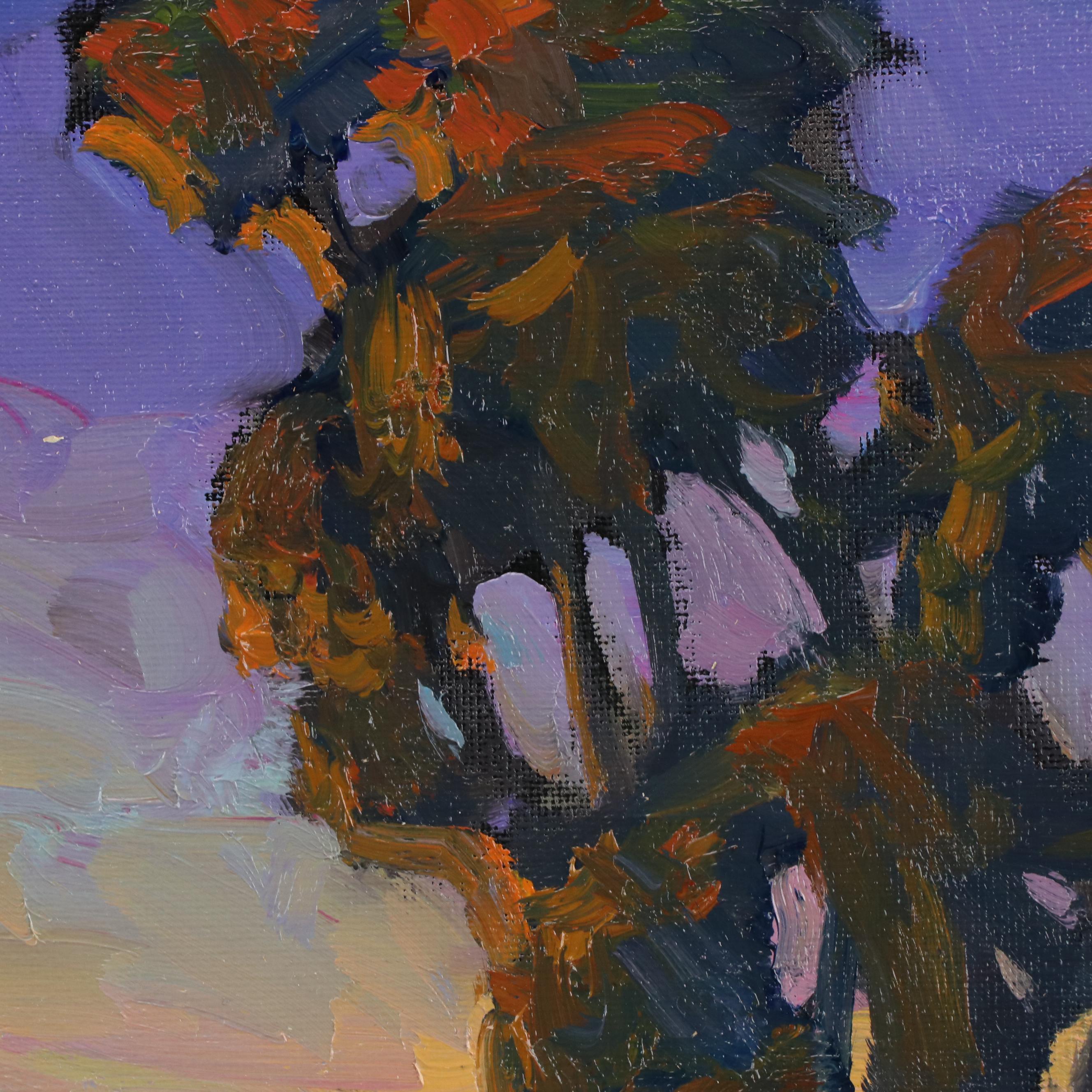 William Hawkins Sunset Landscape Oil Painting, 21st Century