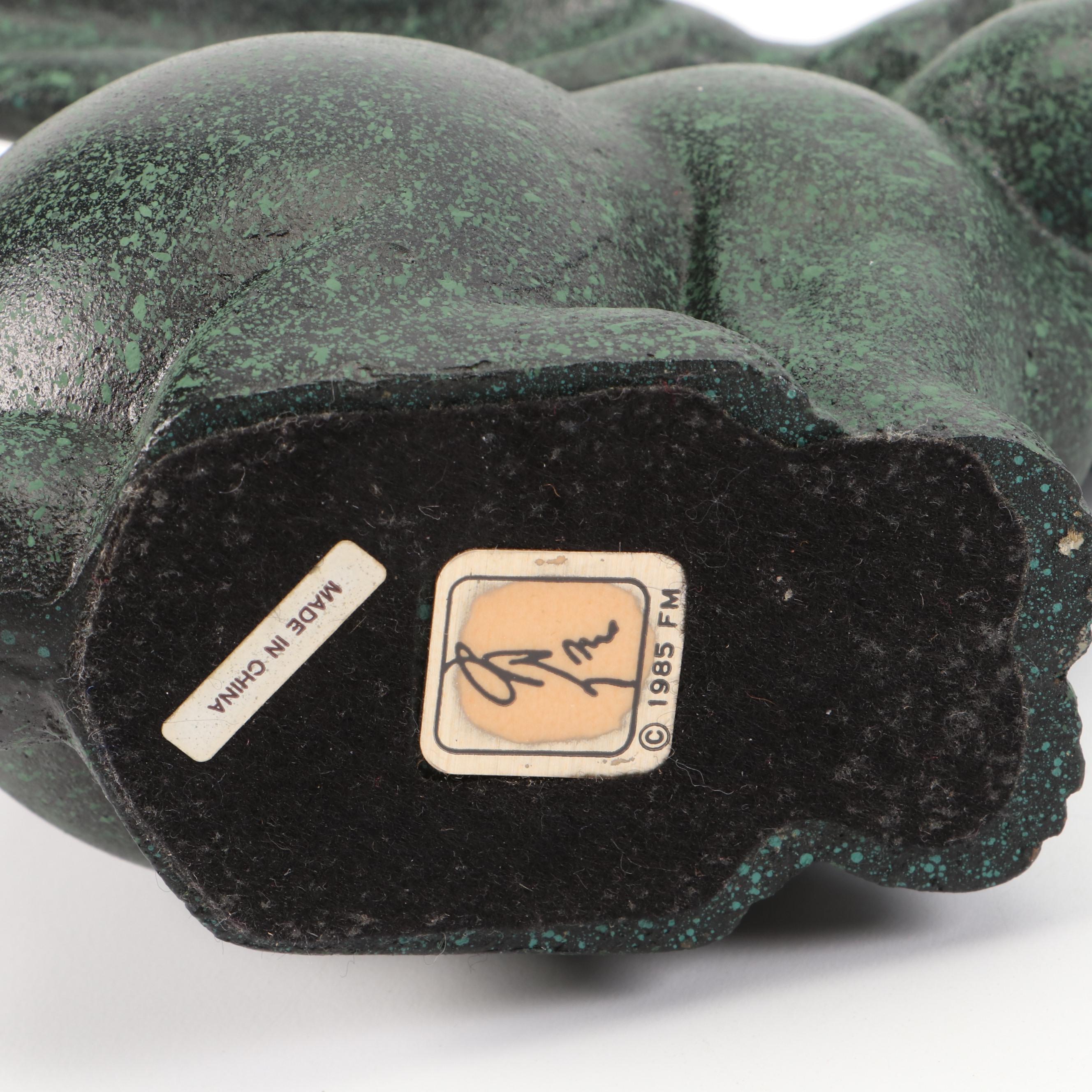 Yao You-Xin for The Franklin Mint "Messenger of Happiness" Bronze Figurine, 1985