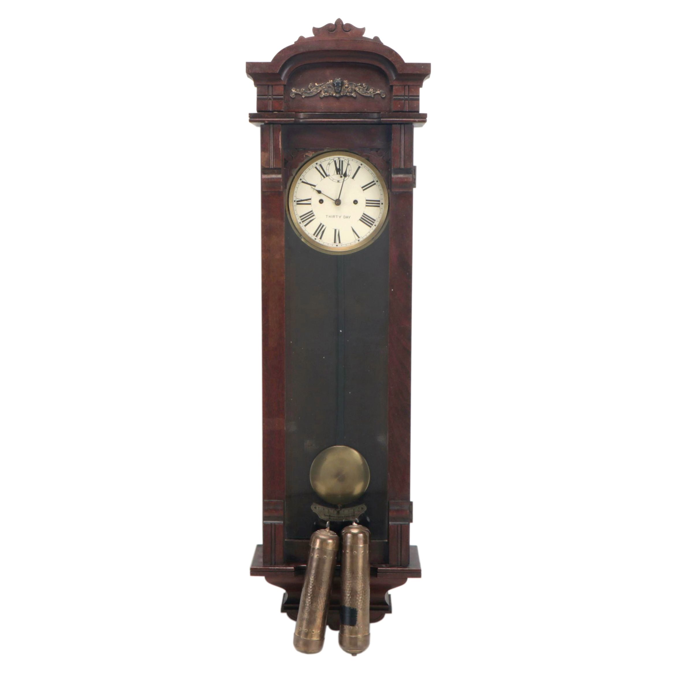 New Haven Thirty Day Regulator Wall Clock, Early 20th Century