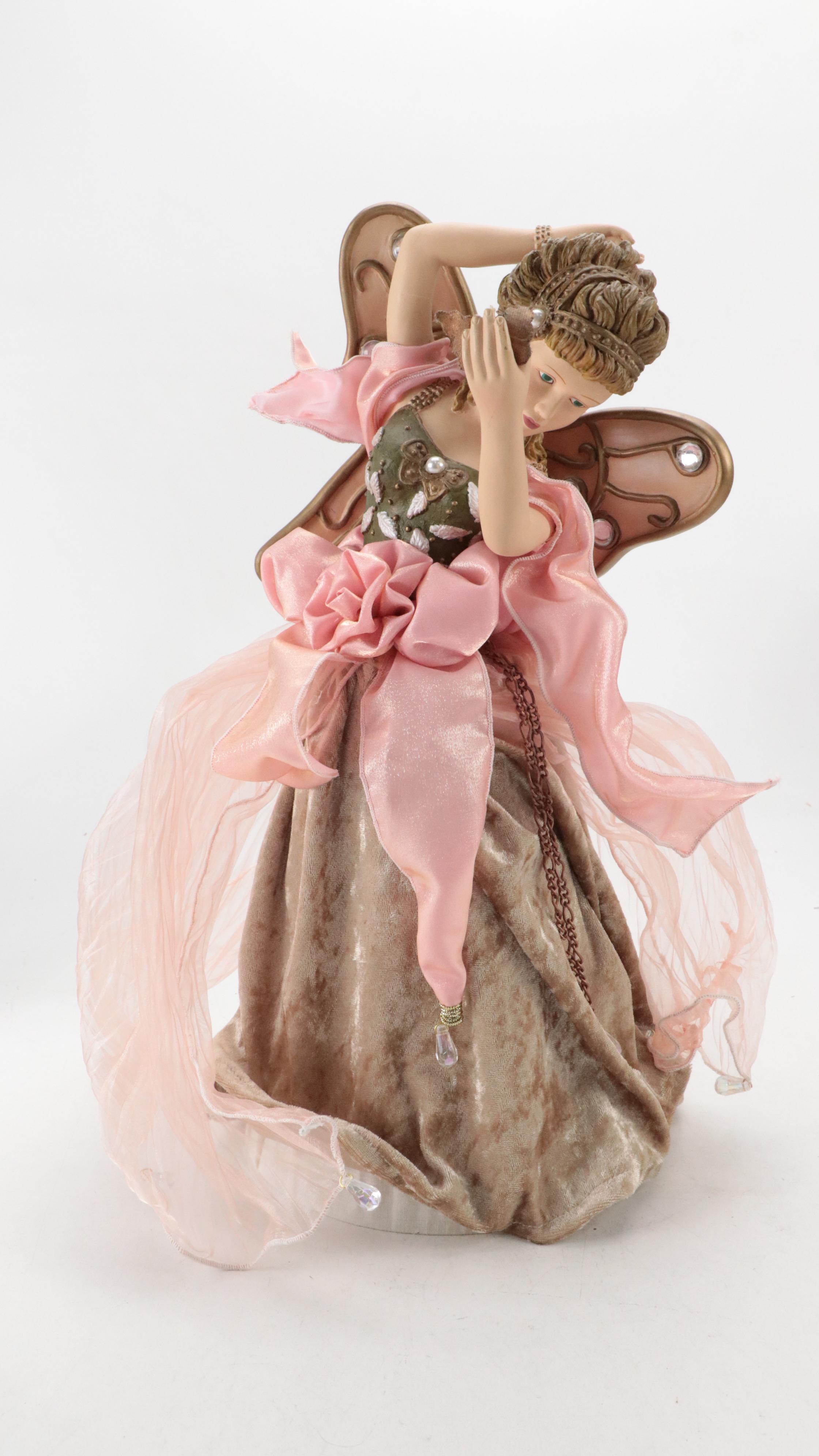 Silvestri Plastic and Velveteen Christmas Tree Toppers