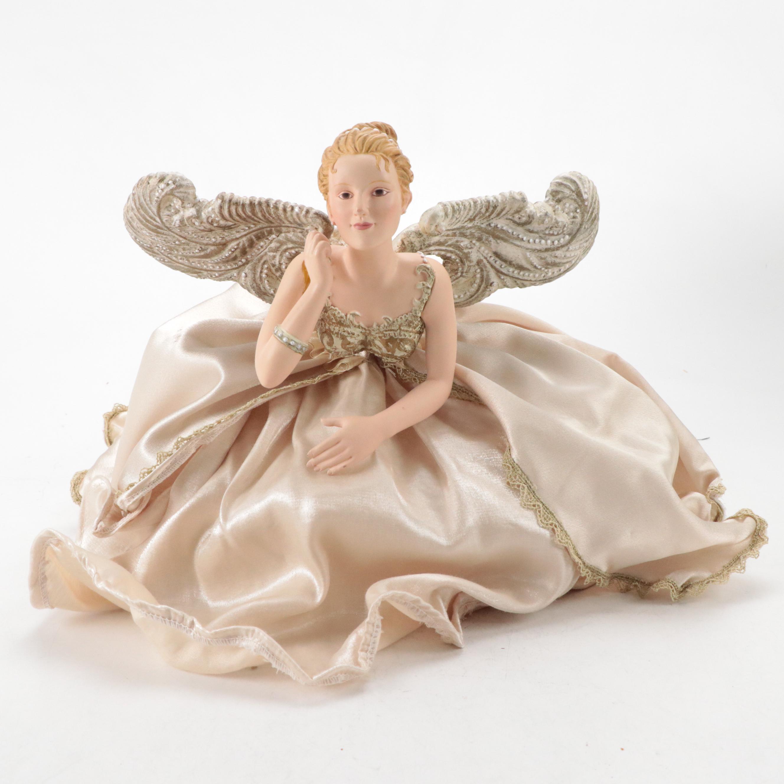 Silvestri Plastic and Velveteen Christmas Tree Toppers