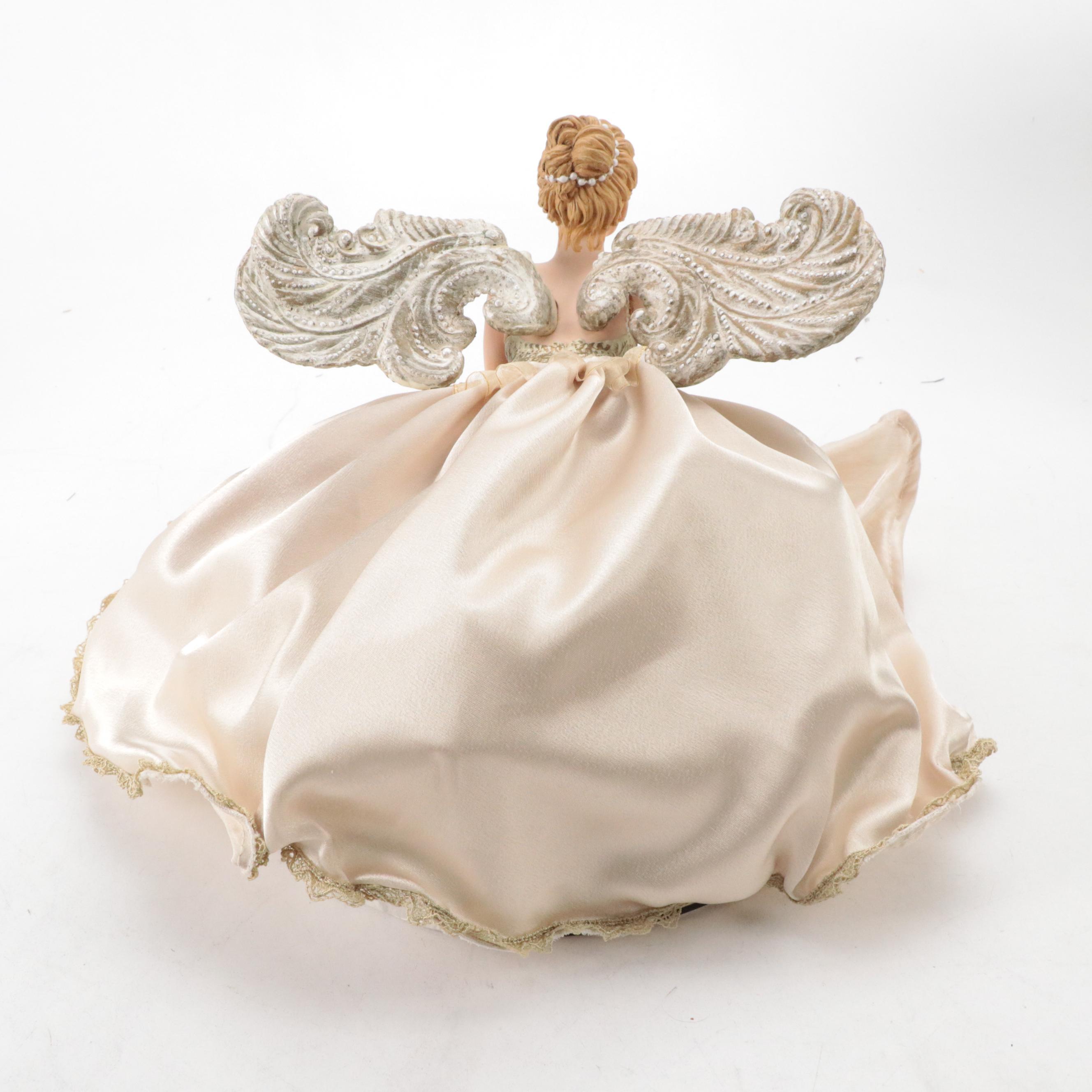 Silvestri Plastic and Velveteen Christmas Tree Toppers