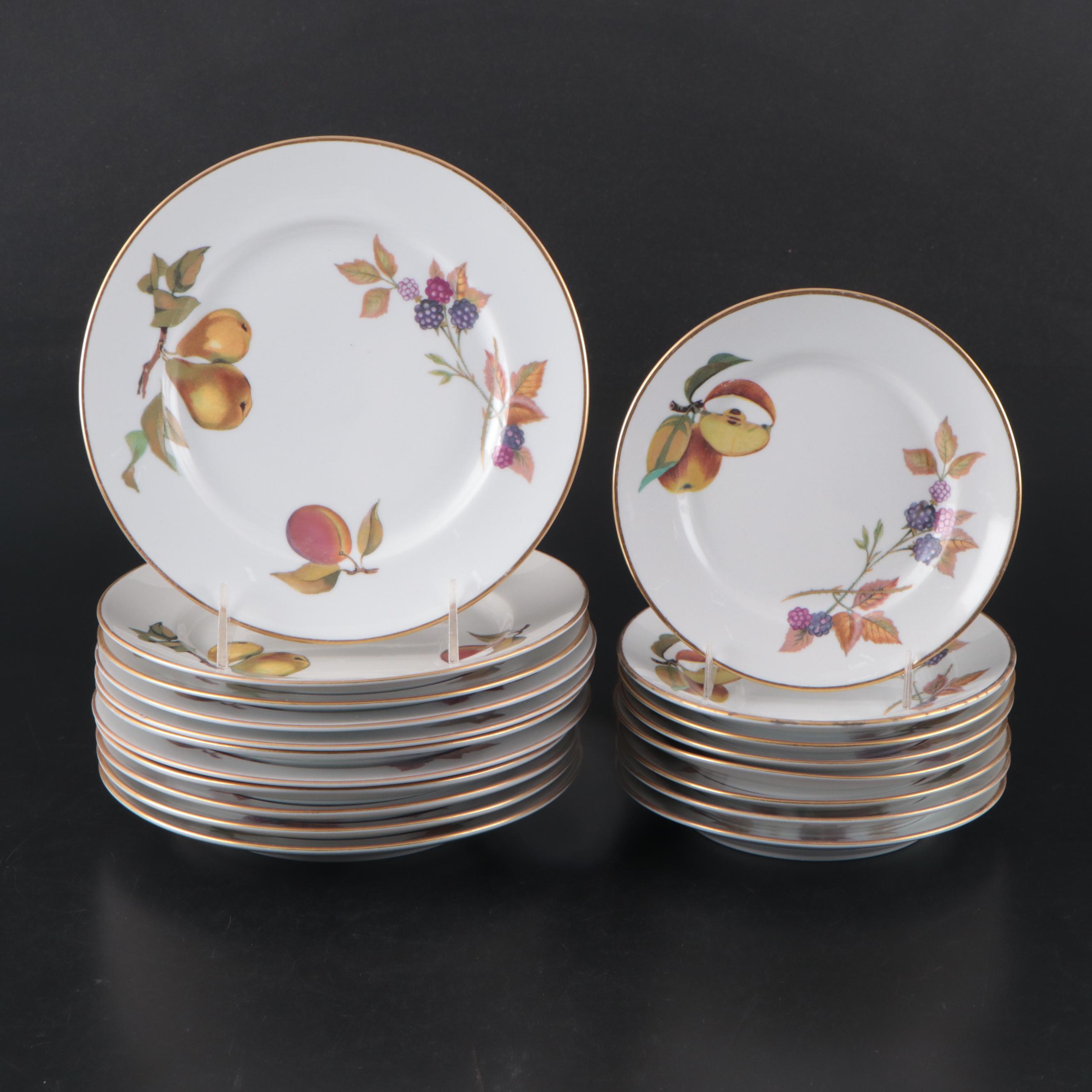 Royal Worcester "Evesham Gold" Dinnerware and Serveware