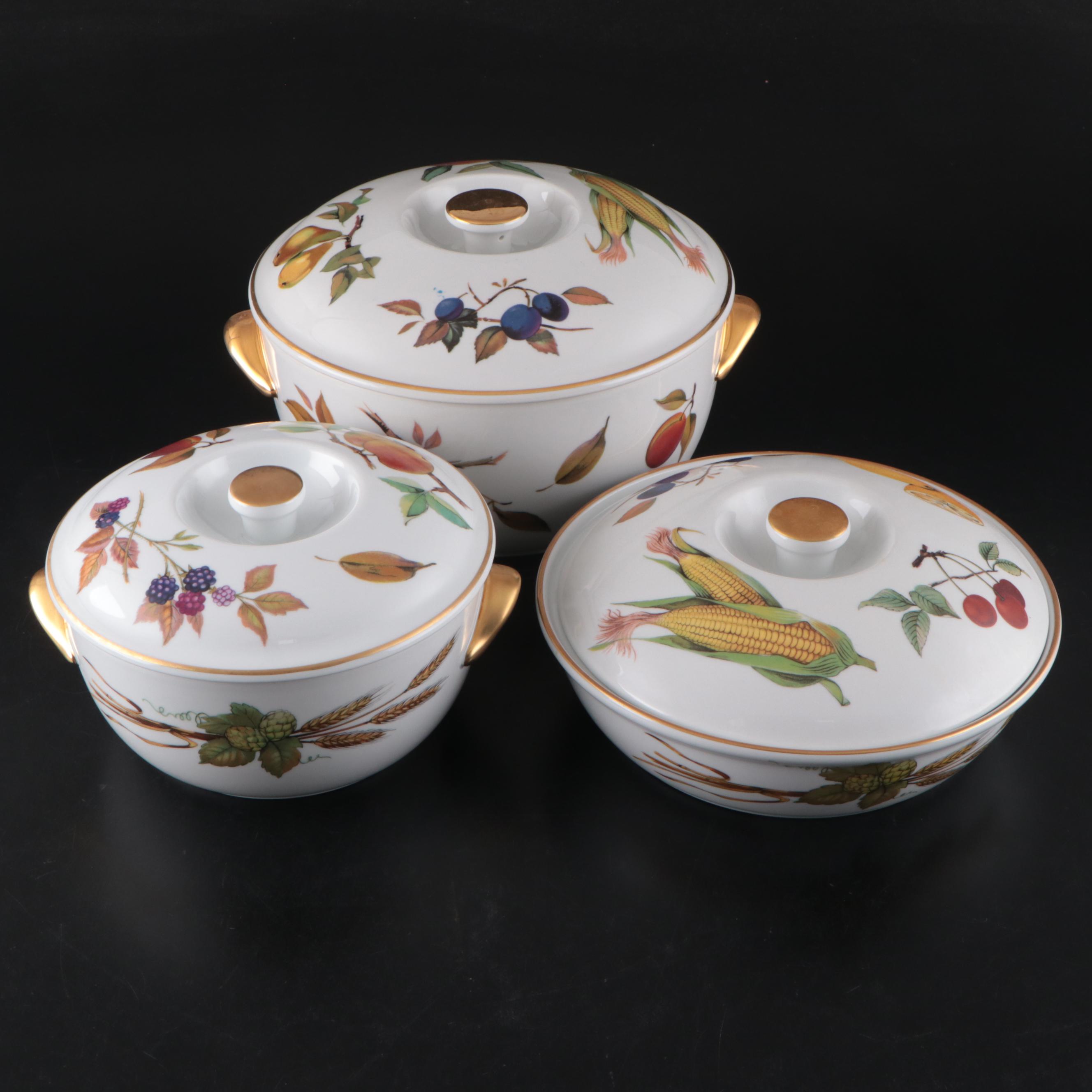 Royal Worcester "Evesham Gold" Dinnerware and Serveware