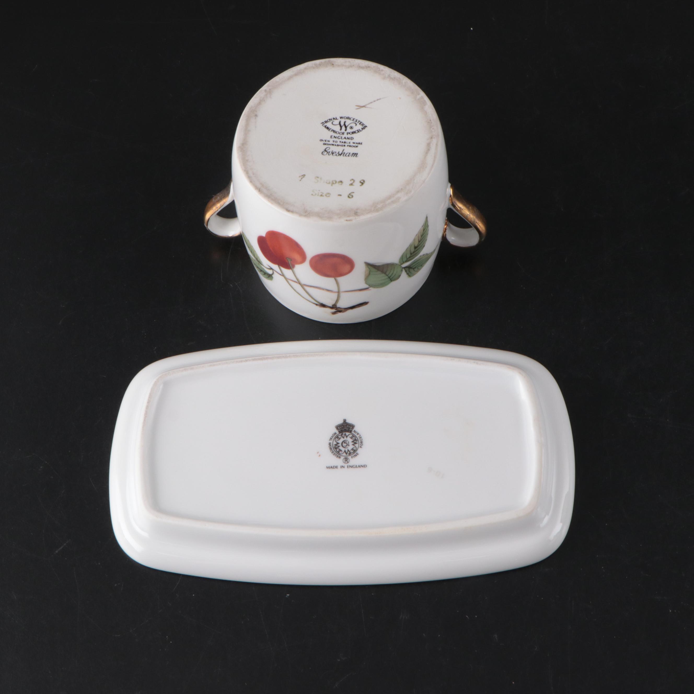 Royal Worcester "Evesham Gold" Dinnerware and Serveware