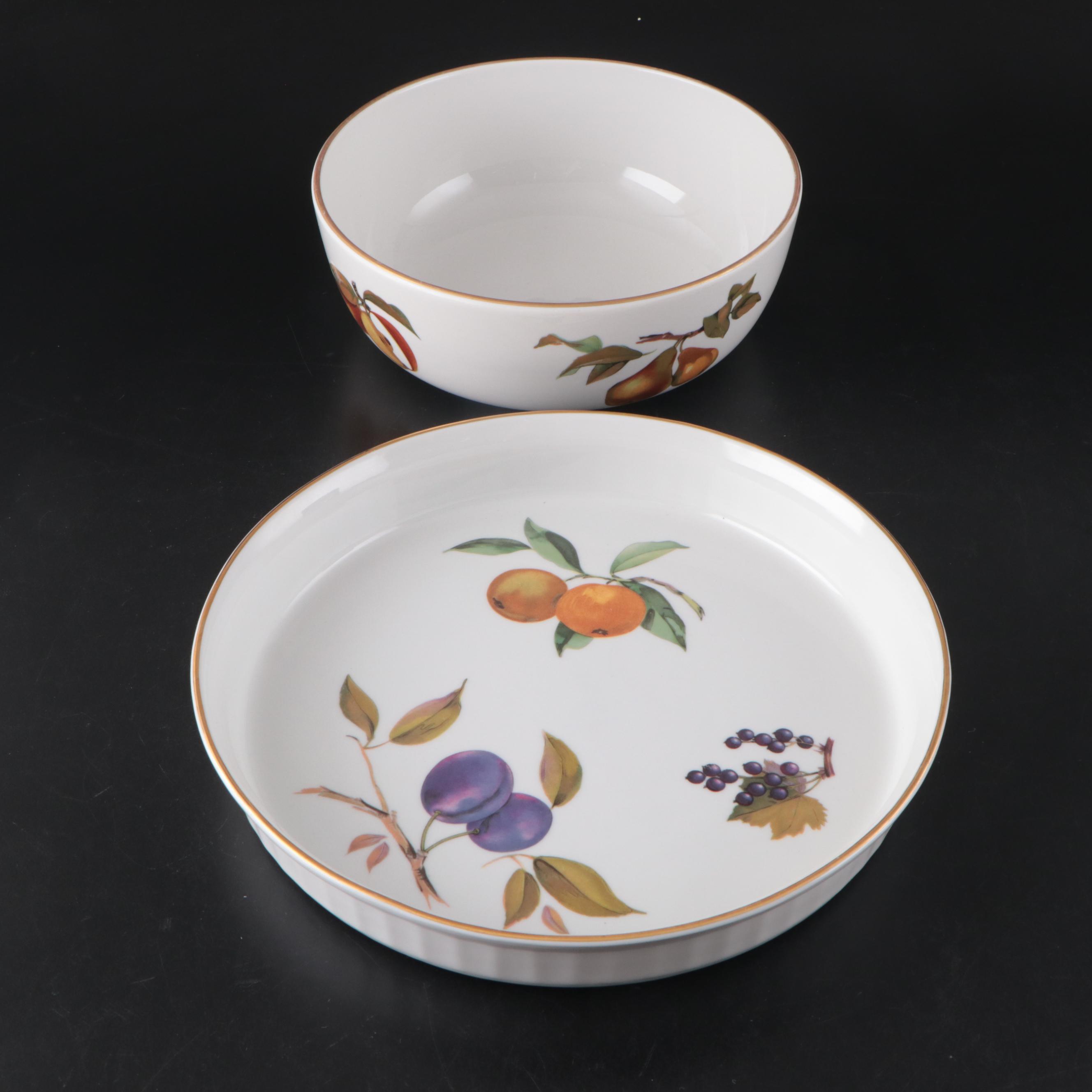 Royal Worcester "Evesham Gold" Dinnerware and Serveware