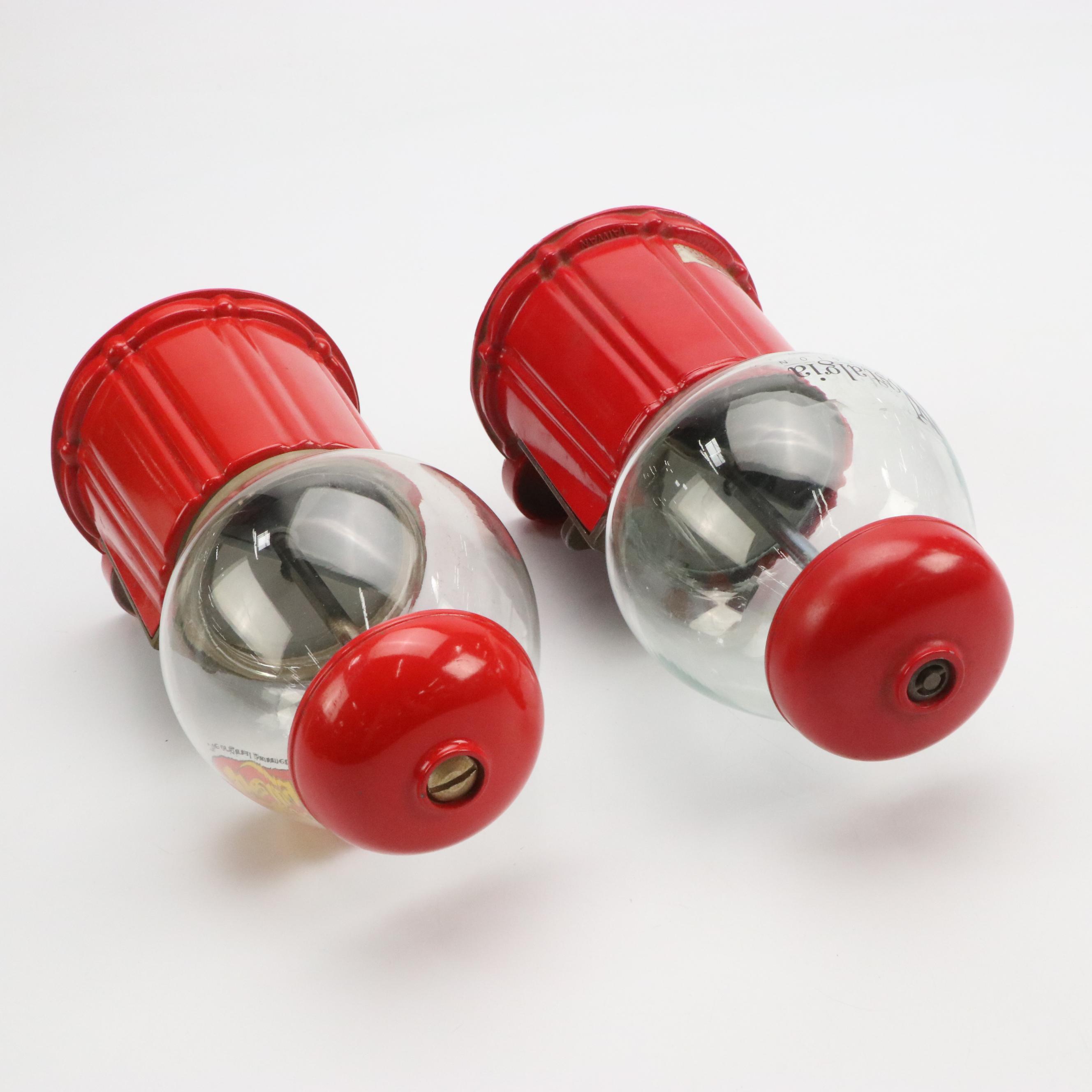 Carousel Industries, Inc and Jelly Belly Painted Metal and Glass Candy Dispenser