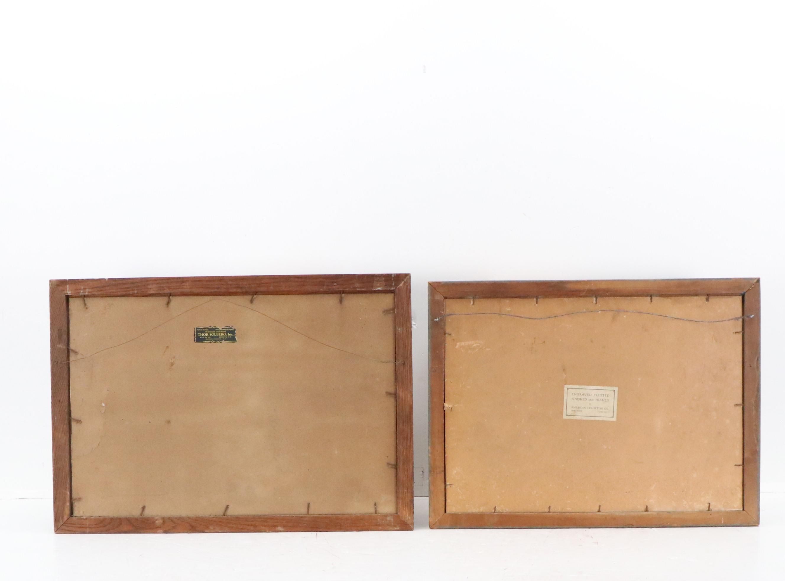 Lithograph Ship Portraits, Early-Mid 20th Century