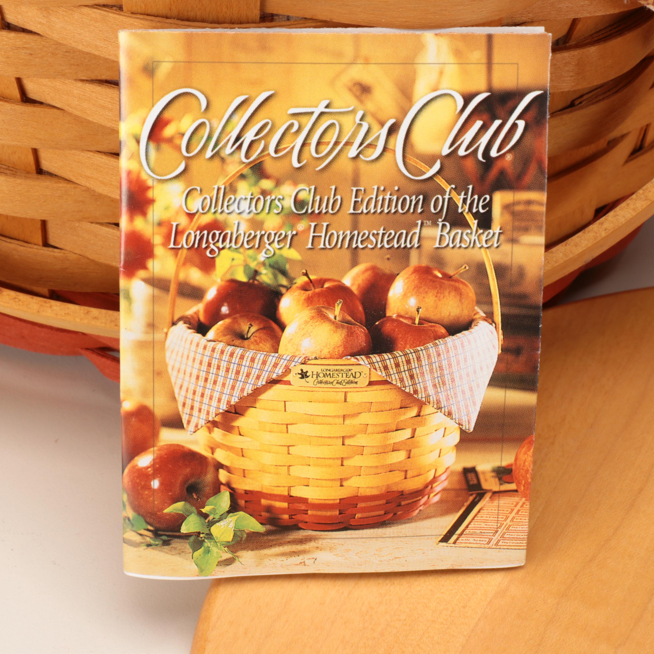 Longaberger "Homestead" and Other Handwoven Maple Baskets