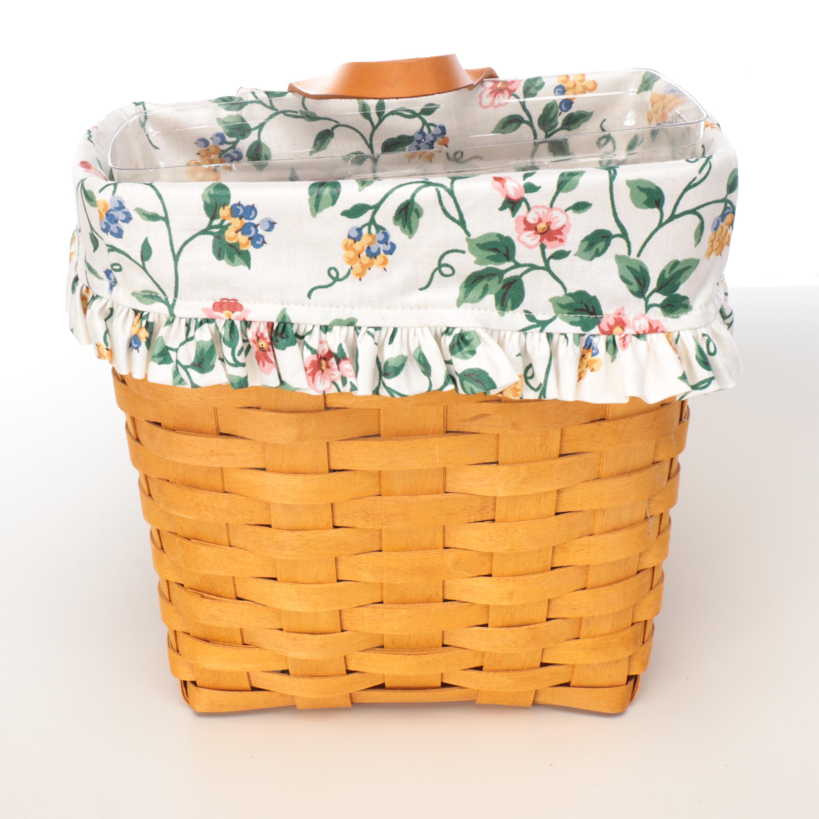 Longaberger "Homestead" and Other Handwoven Maple Baskets