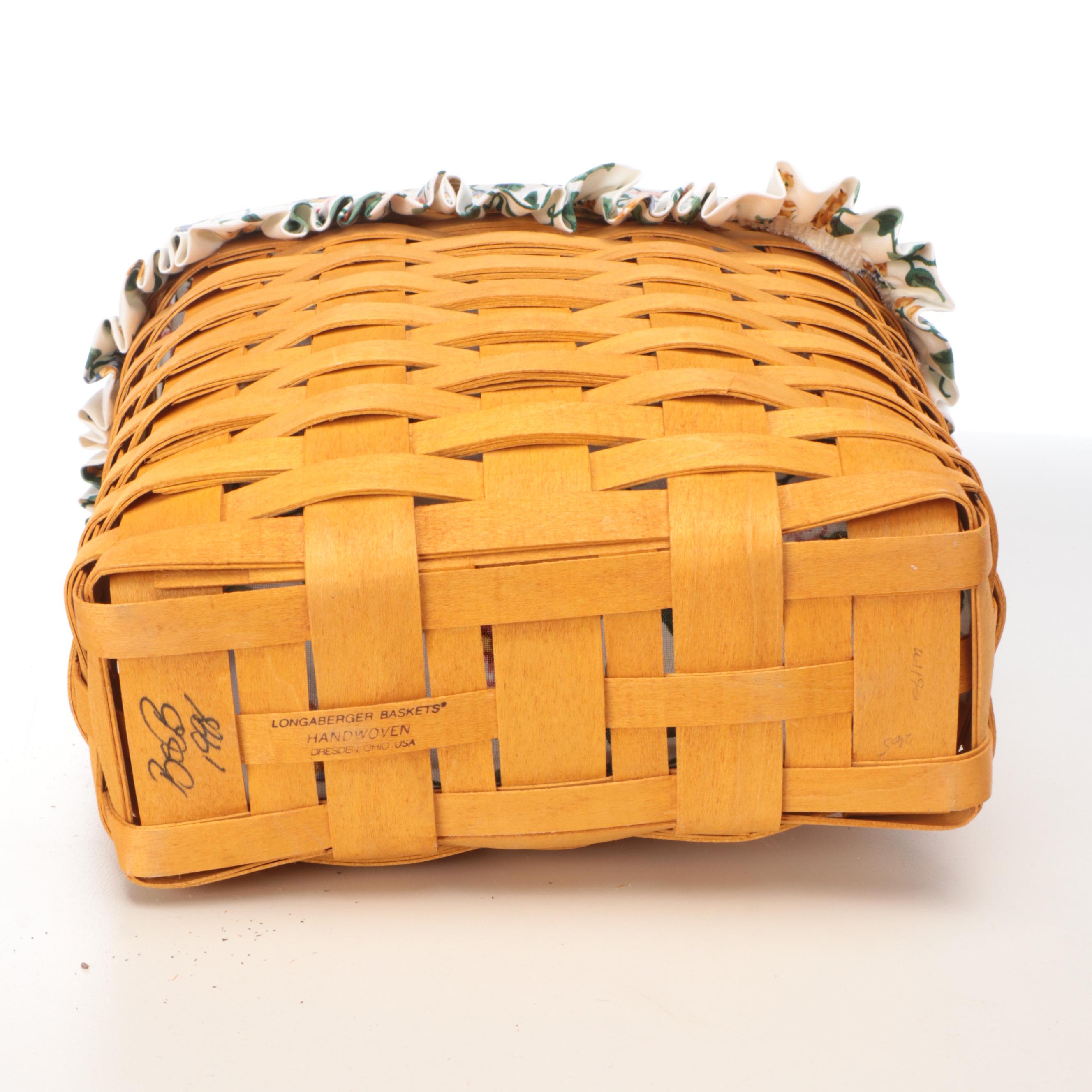 Longaberger "Homestead" and Other Handwoven Maple Baskets
