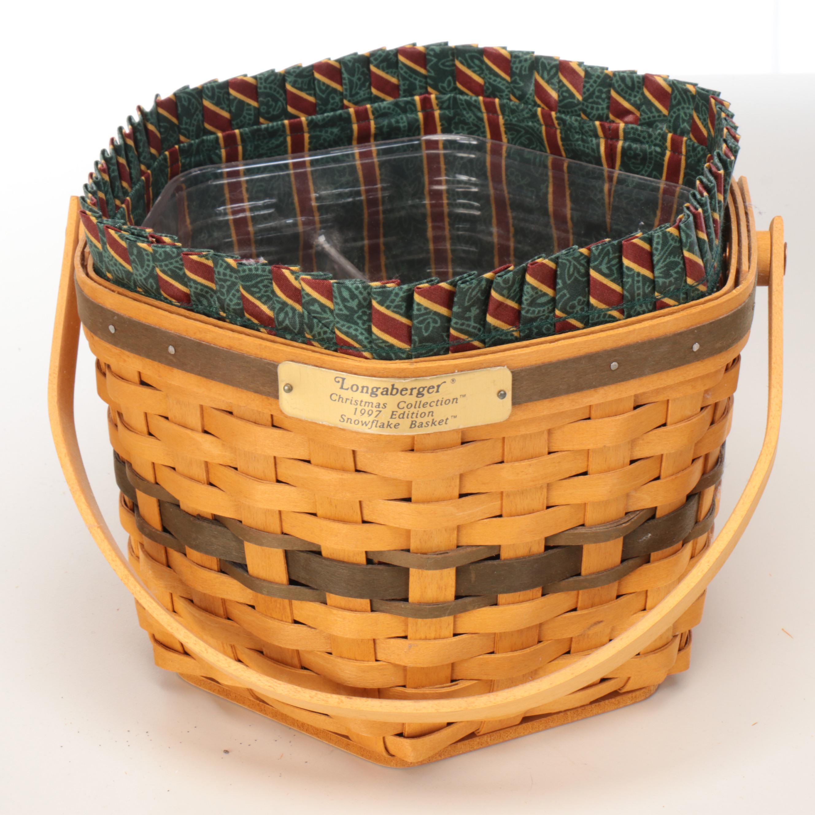Longaberger "Homestead" and Other Handwoven Maple Baskets